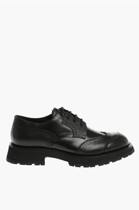 Alexander McQueen o1y1024 Laced Shoes in Black Size US 8.5 / EU 41-42 - 2 Thumbnail