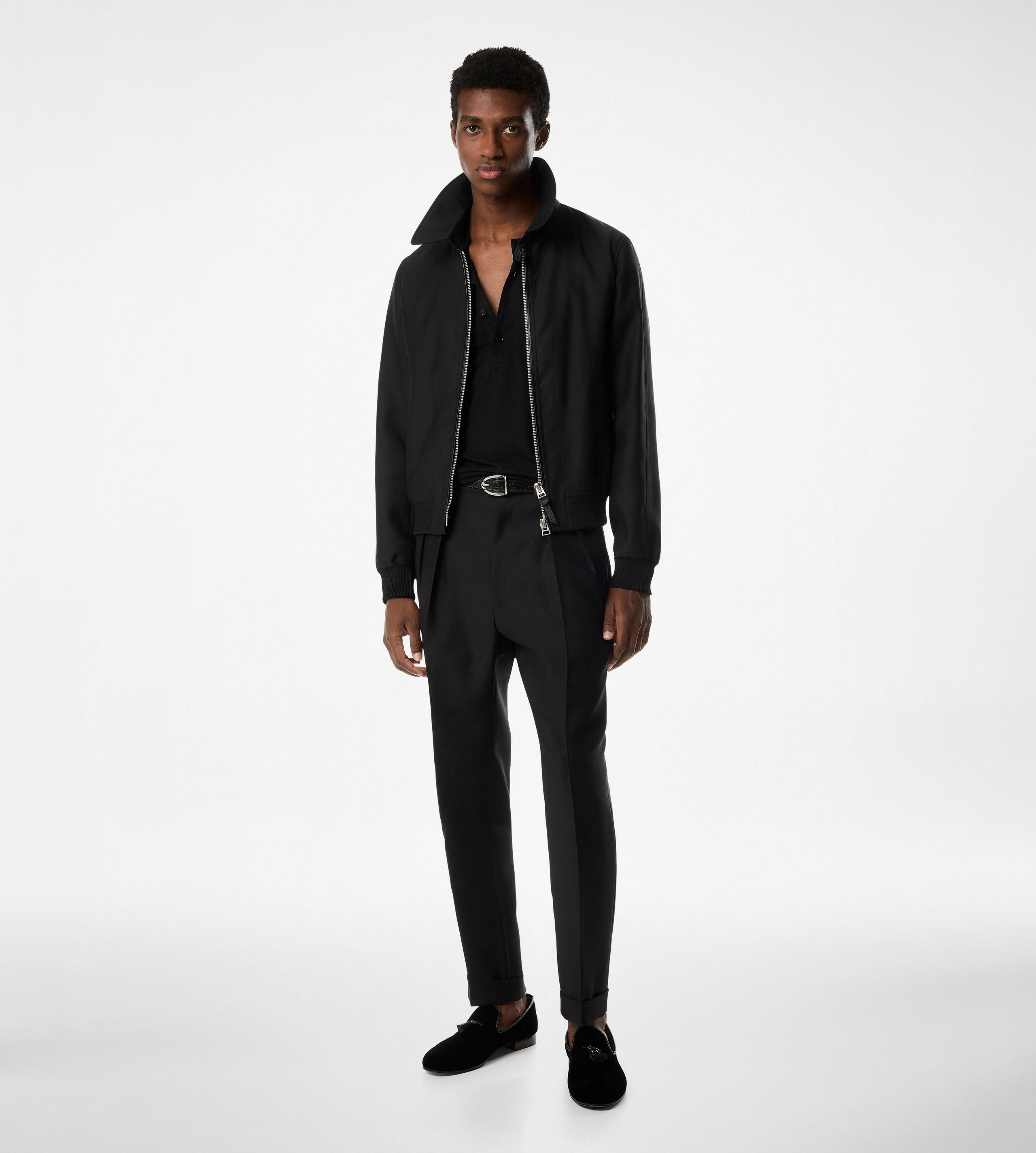 Tom Ford Ultimate Rare $5K w/tax TOM FORD Leather Accent Jacket Size US M / EU 48-50 / 2 - 4 Thumbnail