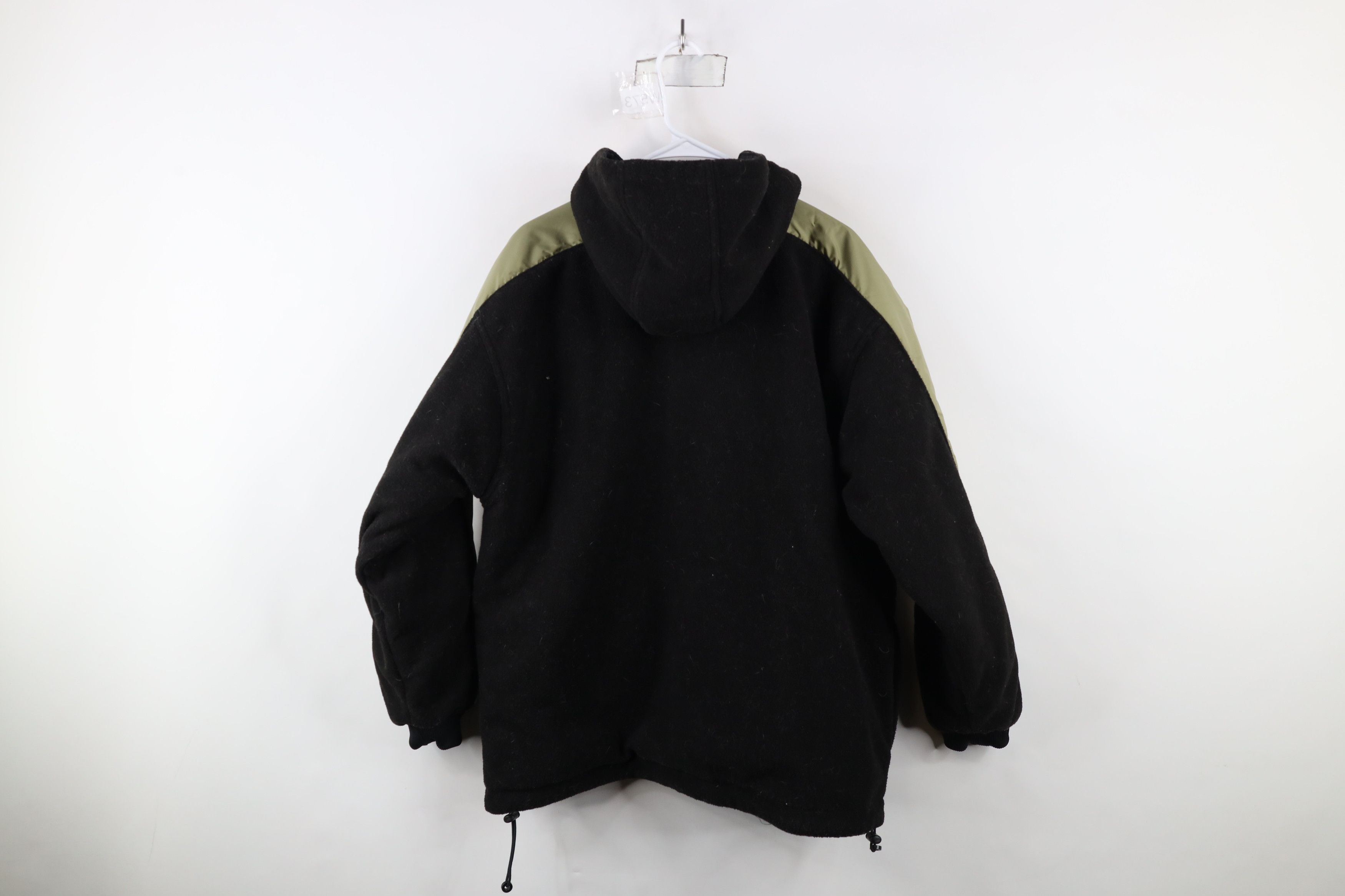 Adidas × Vintage Vintage 90s Adidas Spell Out Reversible Hooded Jacket Size US L / EU 52-54 / 3 - 7 Thumbnail