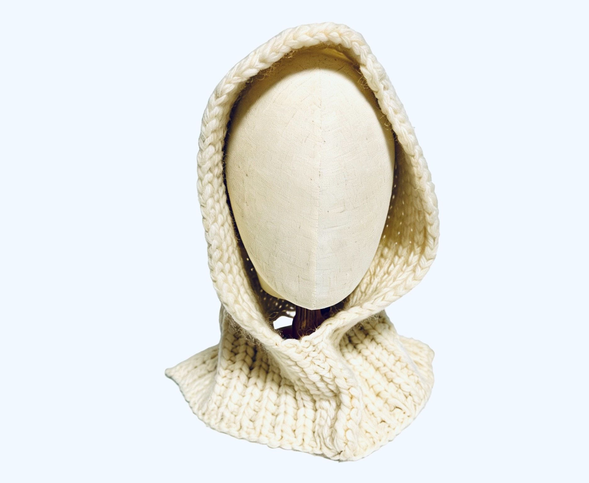 KIJIMA TAKAYUKI KIJIMA TAKAYUKI x CLANE Wool Knit Balaclava Size ONE SIZE - 1 Thumbnail