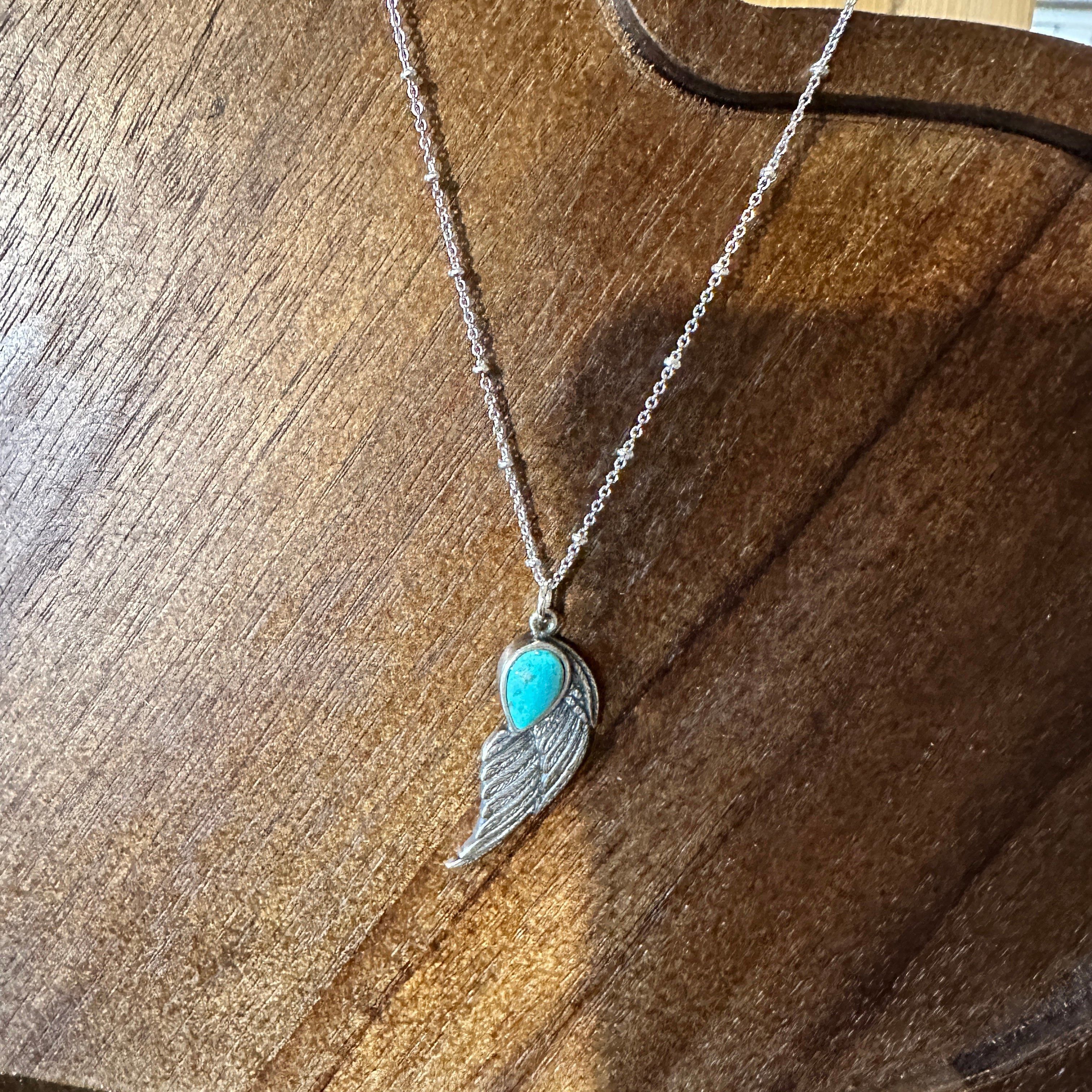Other Native American Eagle Turquoise Necklace, Genuine Sterling S Size ONE SIZE - 2 Thumbnail