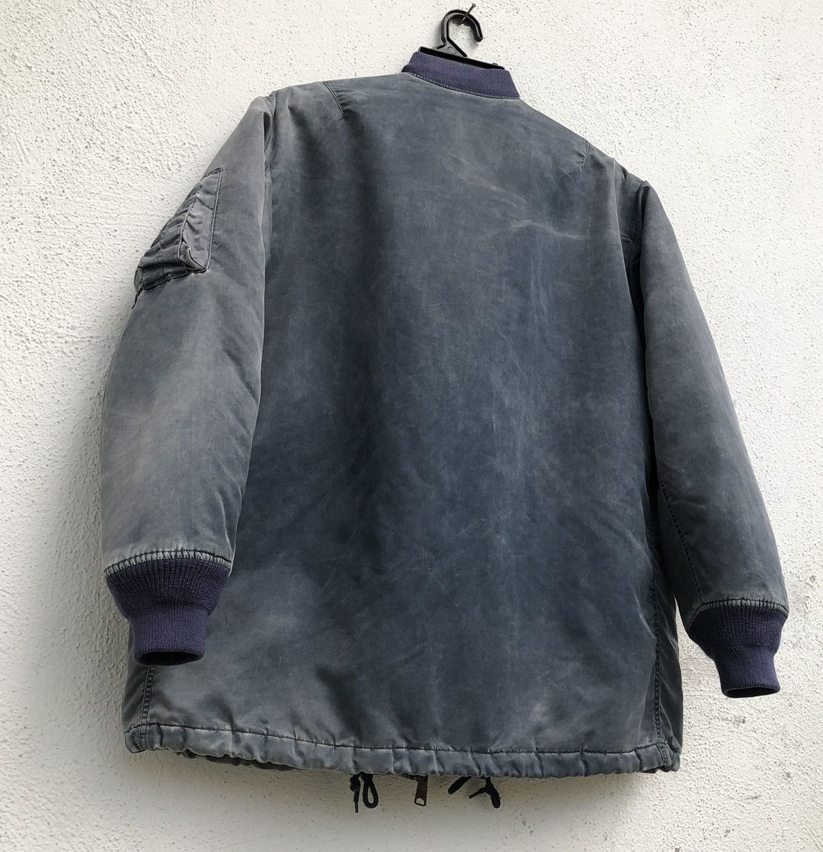 Vintage Vintage Air Force Sun Faded Intermedjate Ma-1 Parka Jacket Size US L / EU 52-54 / 3 - 17 Thumbnail