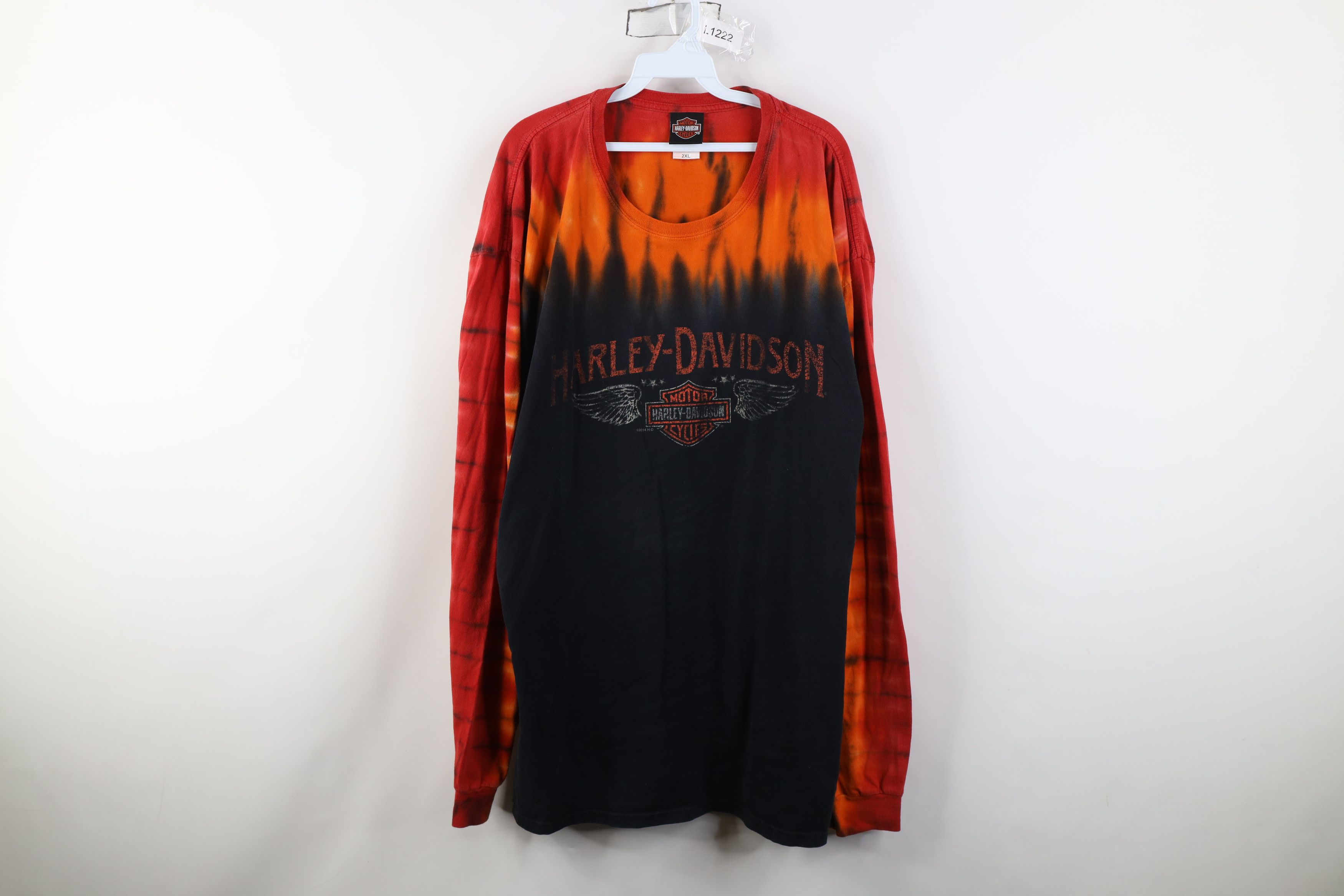 Harley Davidson Vintage 90s Harley Davidson Flame Long Sleeve