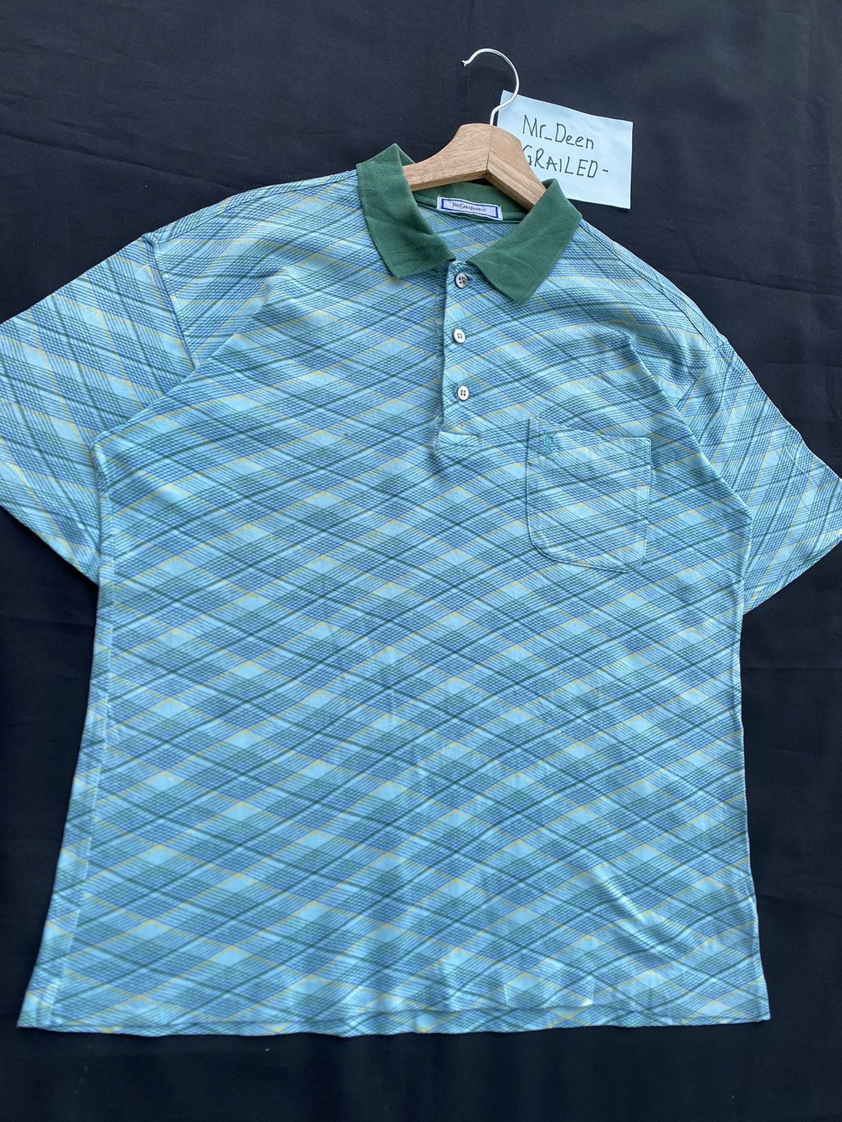 Yves Saint Laurent Rare Vintage 90s Yves Saint Laurent YSL Polo Shirt Size US M / EU 48-50 / 2 - 5 Thumbnail