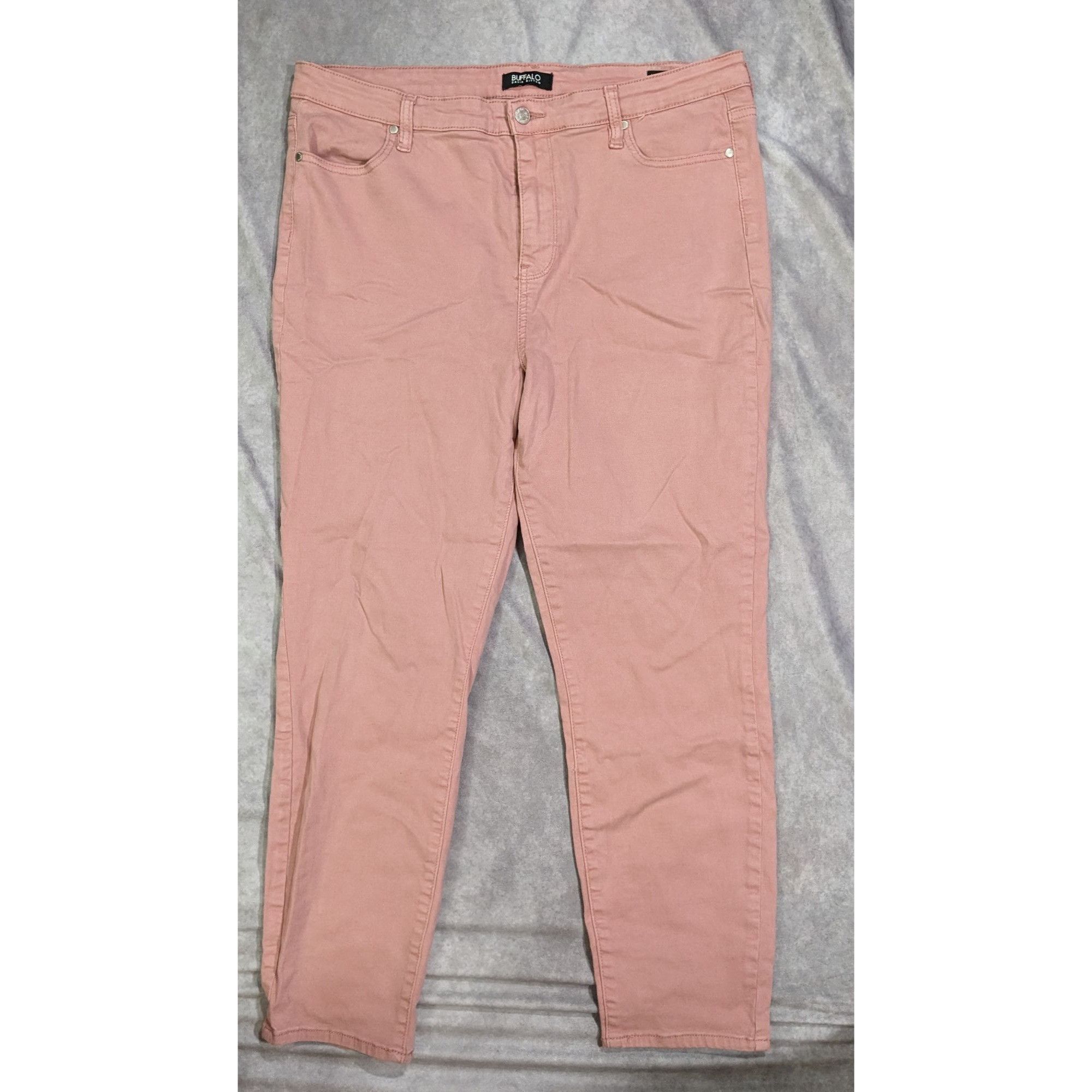 Buffalo David Bitton Pink Midrise Skinny Jeans from Buffalo by David Bitton Size 34" / US 12 / IT 48 - 4 Thumbnail