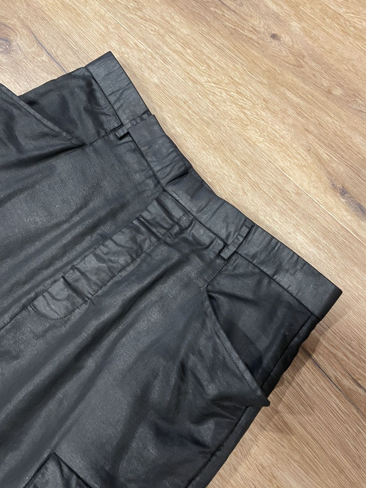 Rick Owens Rick Owens Mega Cargo Flat Pants Waxed Mainline Size US 32 / EU 48 - 5 Thumbnail