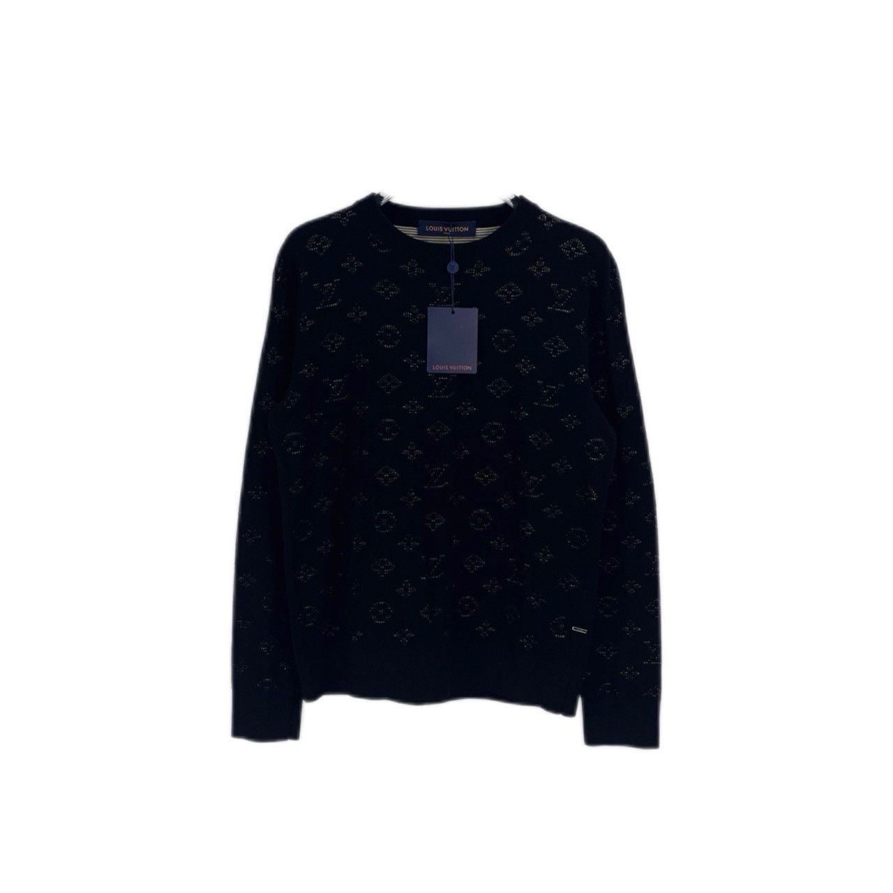 Louis Vuitton Louis Vuitton Black colorful hollowed-out full-print sweate Size US S / EU 44-46 / 1 - 1 Thumbnail