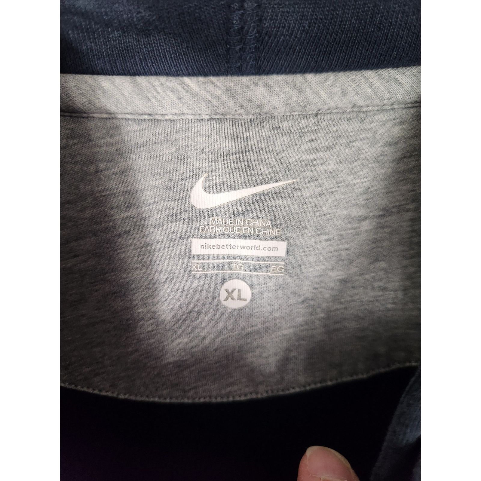 Nike Vintage Nike Full Zip Hoodie Men's XL Size US XL / EU 56 / 4 - 3 Thumbnail