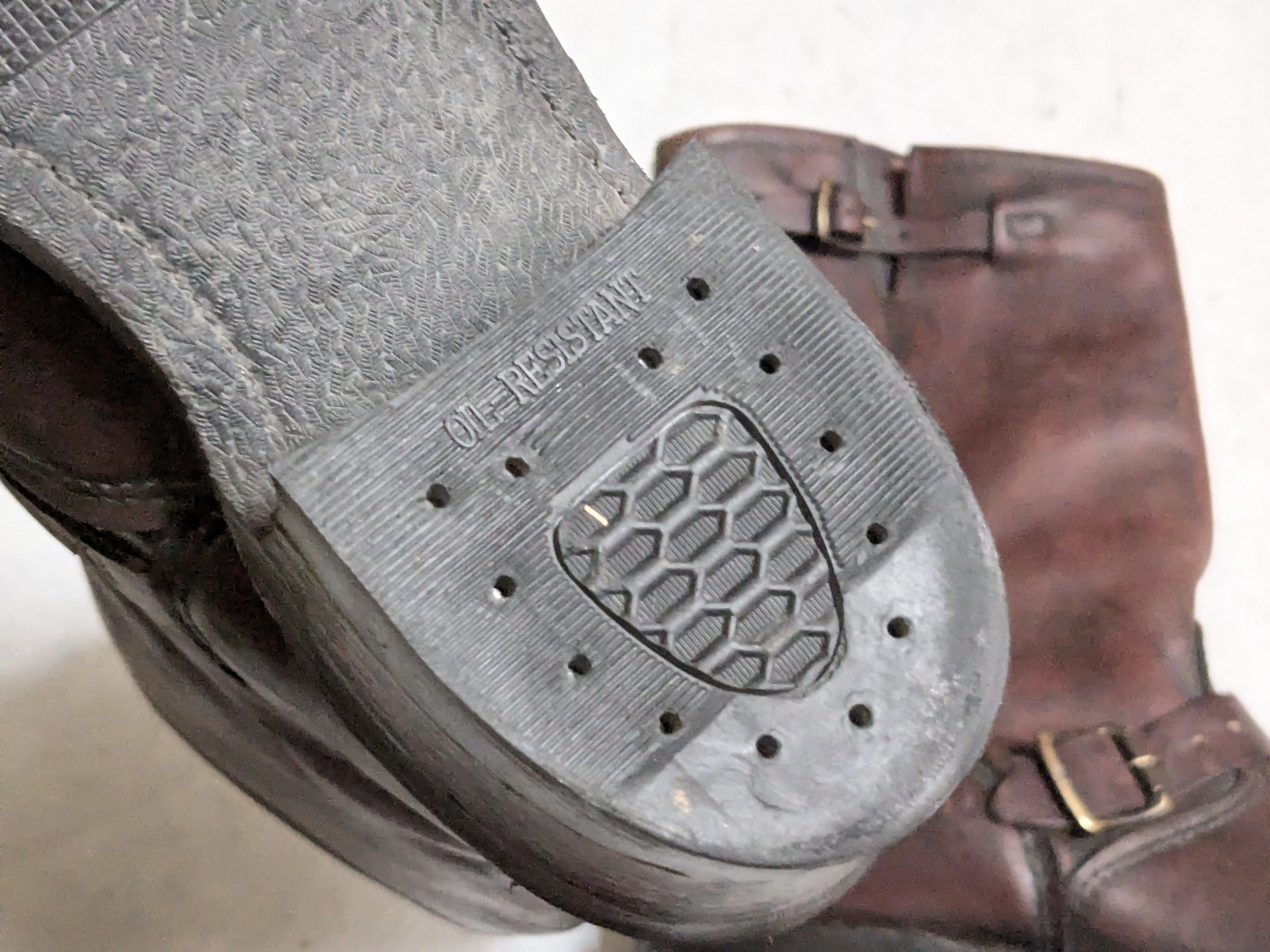 Frye Frye Engineer Boots Brown 8.5 M USA Leather Strap Buckle Size US 8.5 / EU 41-42 - 18 Thumbnail
