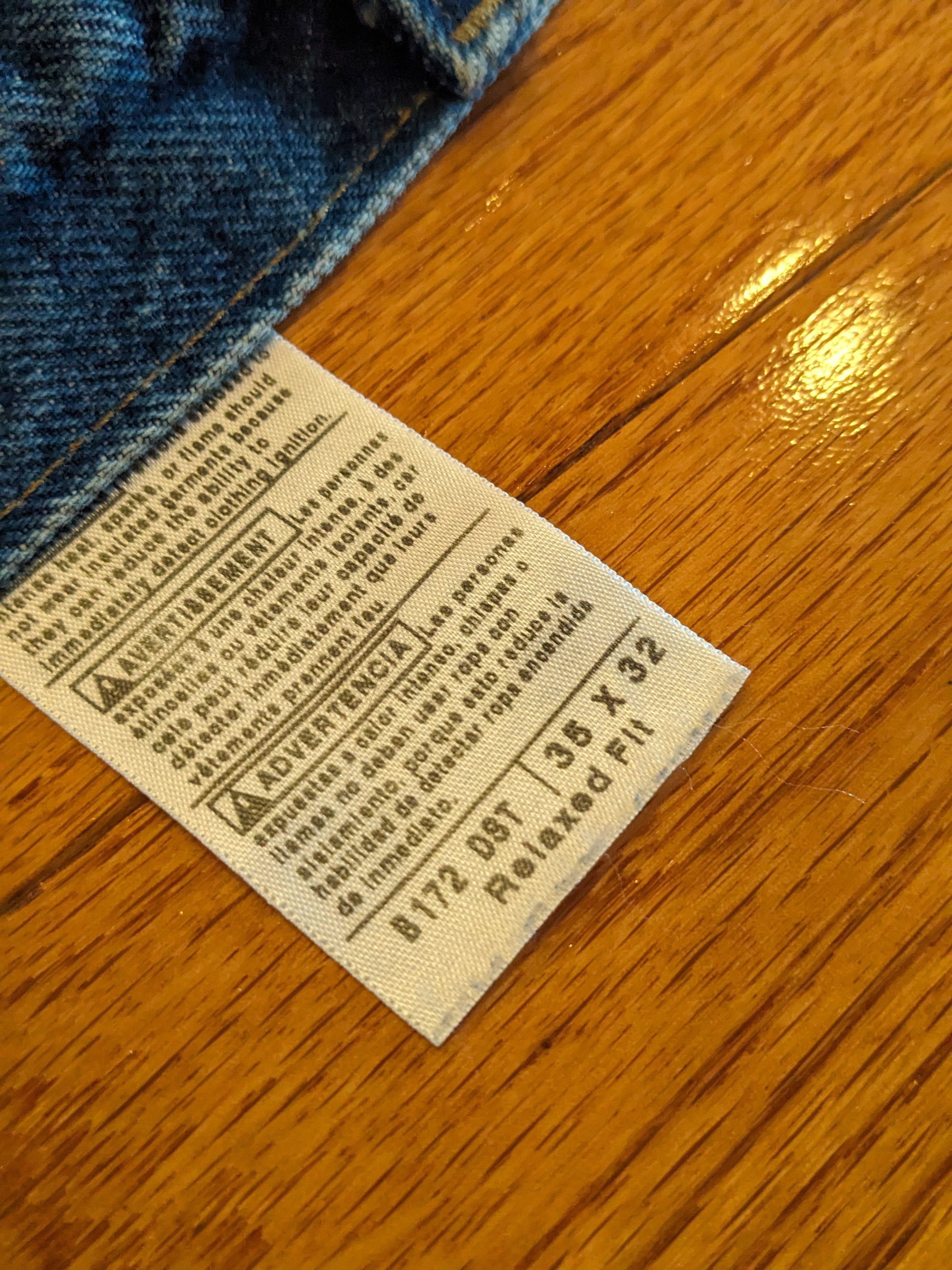 Carhartt × Vintage Carhartt B172 DST 35 x 32 Relaxed Fit Flannel Lined Denim Size US 35 - 3 Thumbnail