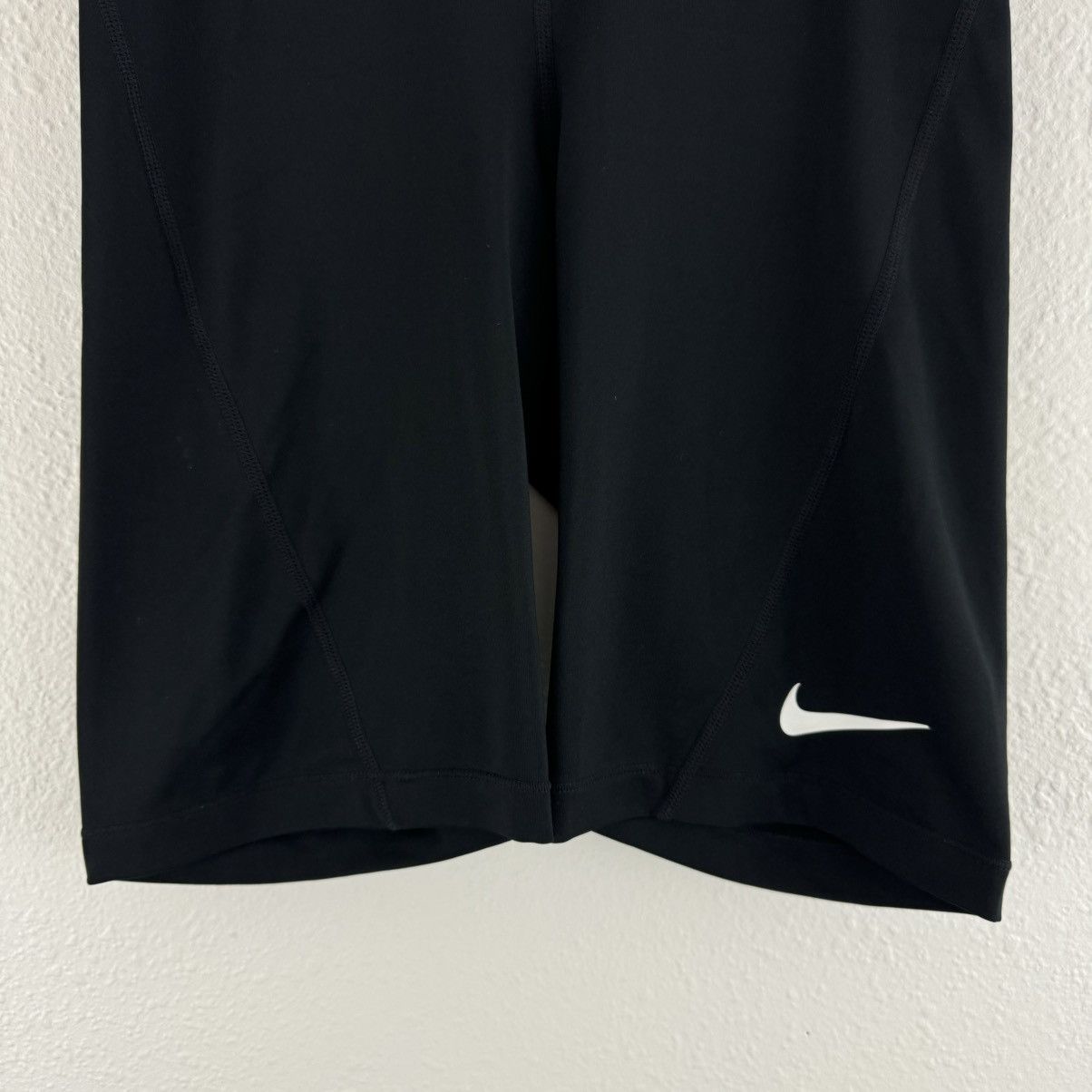 Nike NIKE PRO Black Dri-Fit Athletic Workout Classic Biker Shorts Size 27" / US 4 / IT 40 - 3 Thumbnail