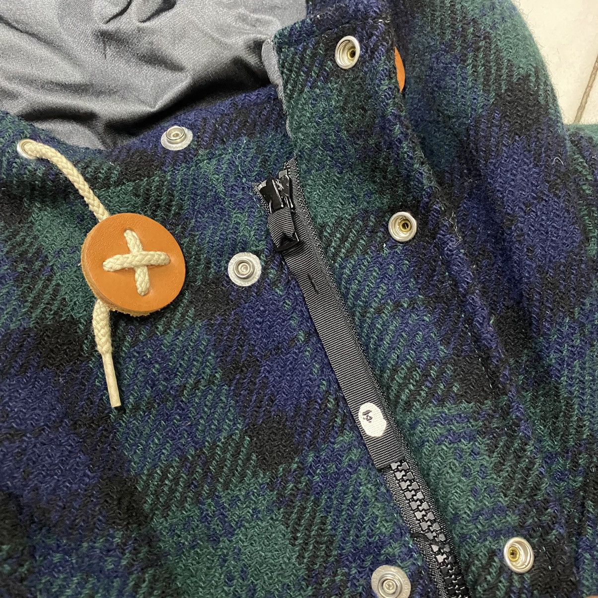 Bape BAPE X Gore windstopper check hoodie jacket Size US S / EU 44-46 / 1 - 12 Thumbnail