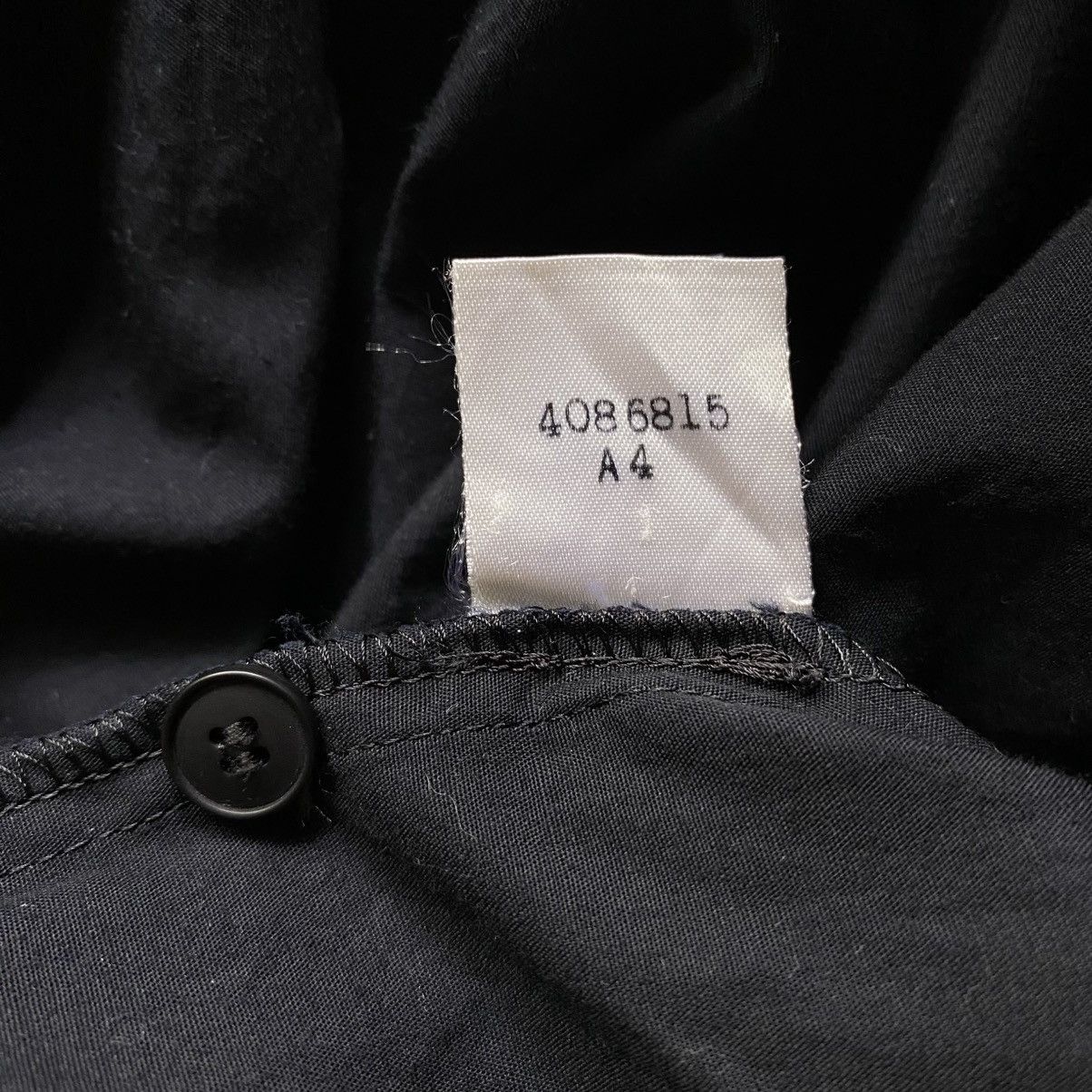 Norma Kamali Norma Kamali Long Sleeve Black Collar Shirt Size XL / US 12-14 / IT 48-50 - 8 Thumbnail