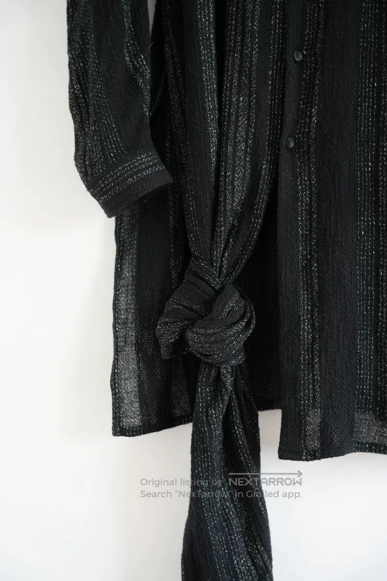 Yohji Yamamoto YOHJI YAMAMOTO Twisted Hand-Woven Long Shirt Size US M / EU 48-50 / 2 - 4 Thumbnail