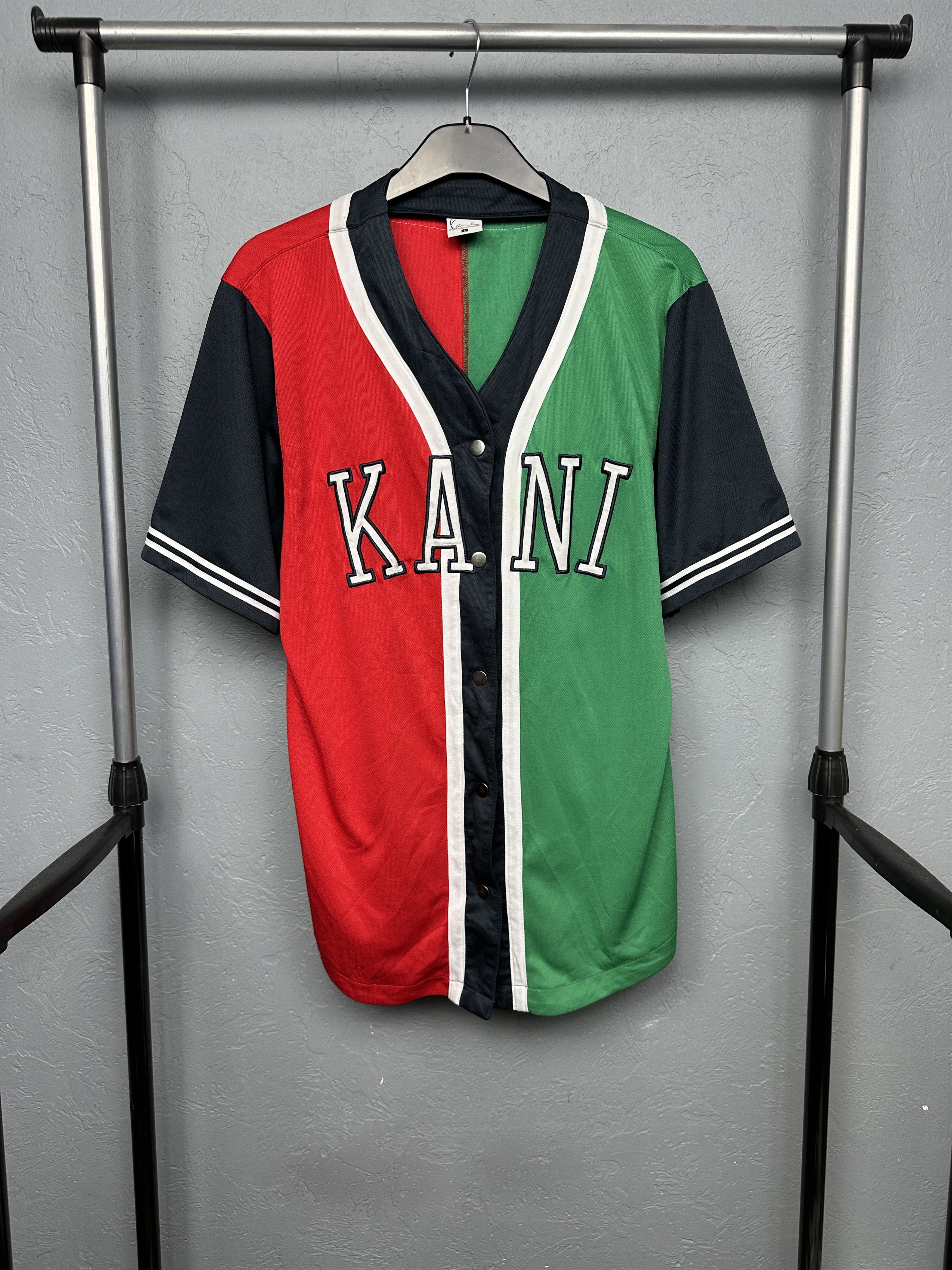 Karl Kani Karl Kani Mens Big Logo Jersey T-Shirt Size US L / EU 52-54 / 3 - 1 Thumbnail