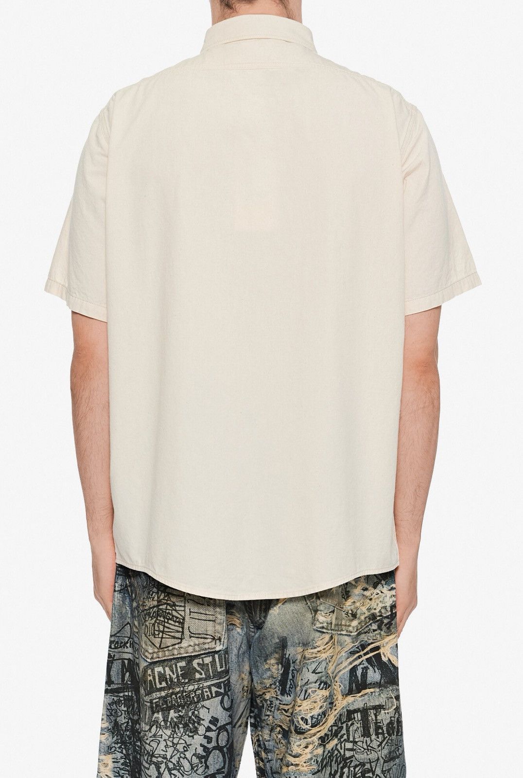 Maison Margiela Last Maison Margiela Short-Sleeve Chest-Pocket Shirt Size US M / EU 48-50 / 2 - 2 Thumbnail