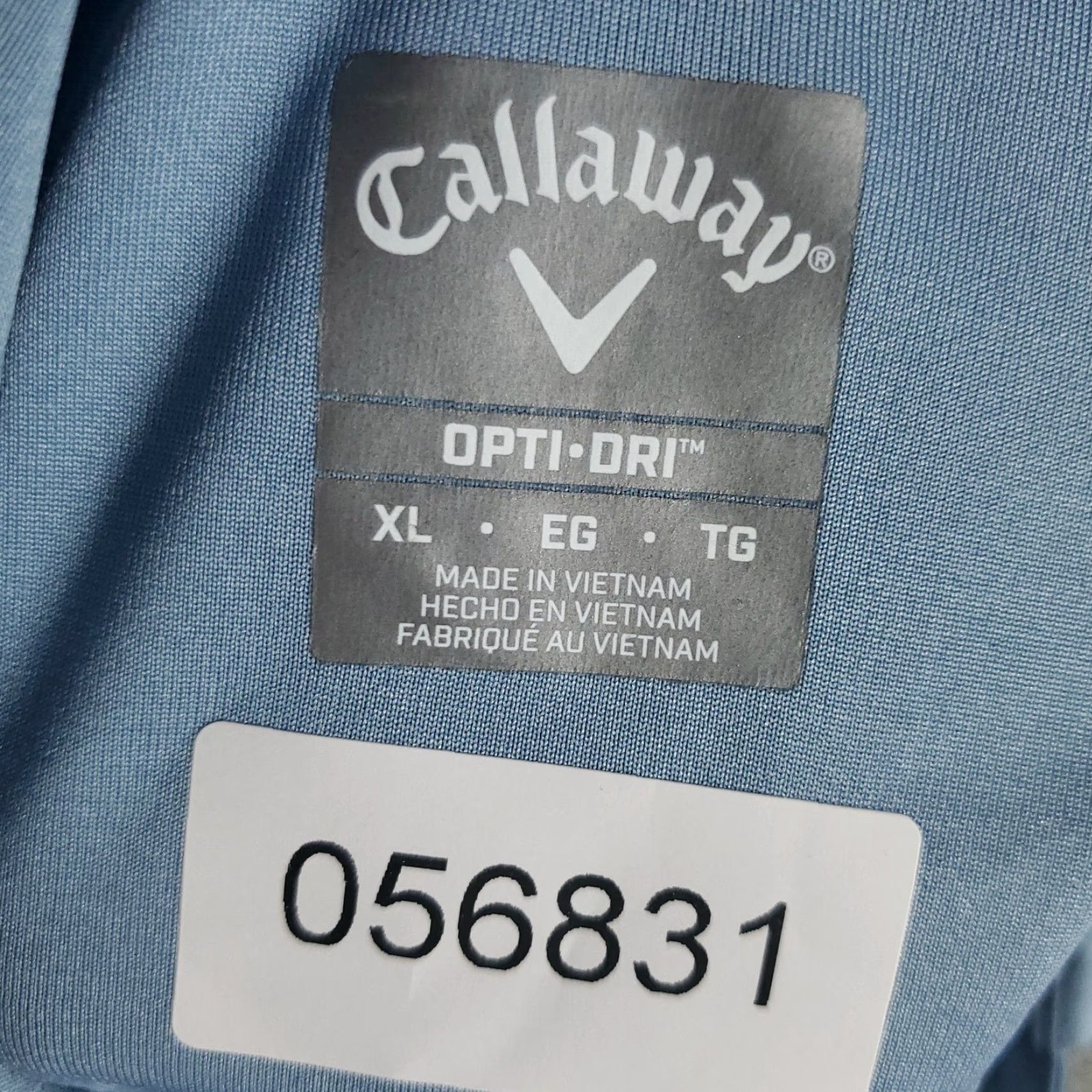 Callaway Callaway Polo Shirt Mens Size XL Blue Geometric Opti Dri Fit Golf Short Sleeve Size US XL / EU 56 / 4 - 6 Thumbnail