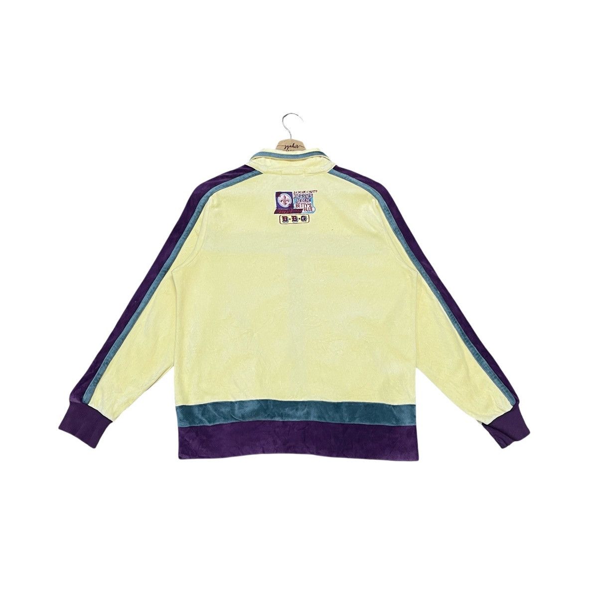Japanese Brand Vintage 90’s Betty’s Blue Shinji Abe Velour Track Jacket Size US S / EU 44-46 / 1 - 10 Thumbnail