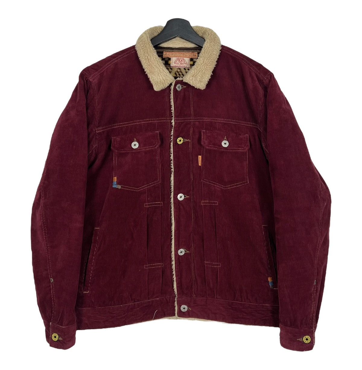 Japanese Brand Vintage Kriff Mayer Sherpa Jacket Size US L / EU 52-54 / 3 - 1 Thumbnail