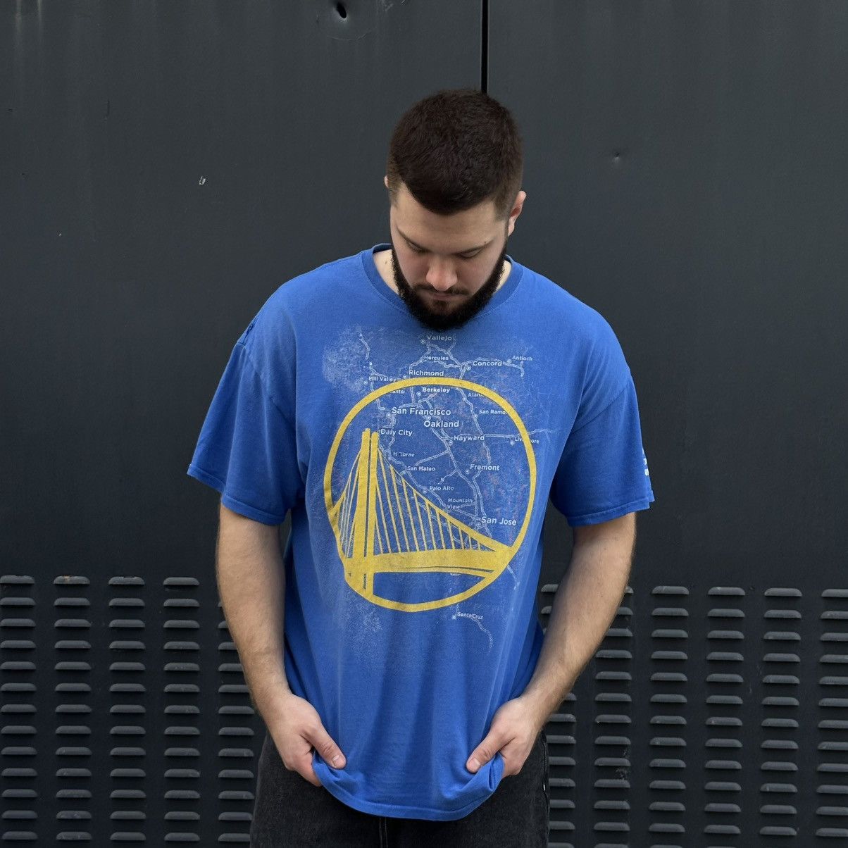 Japanese Brand × Vintage Vintage Golden State Warriors T-shirts Japan Y2K 00s Size US XL / EU 56 / 4 - 1 Thumbnail