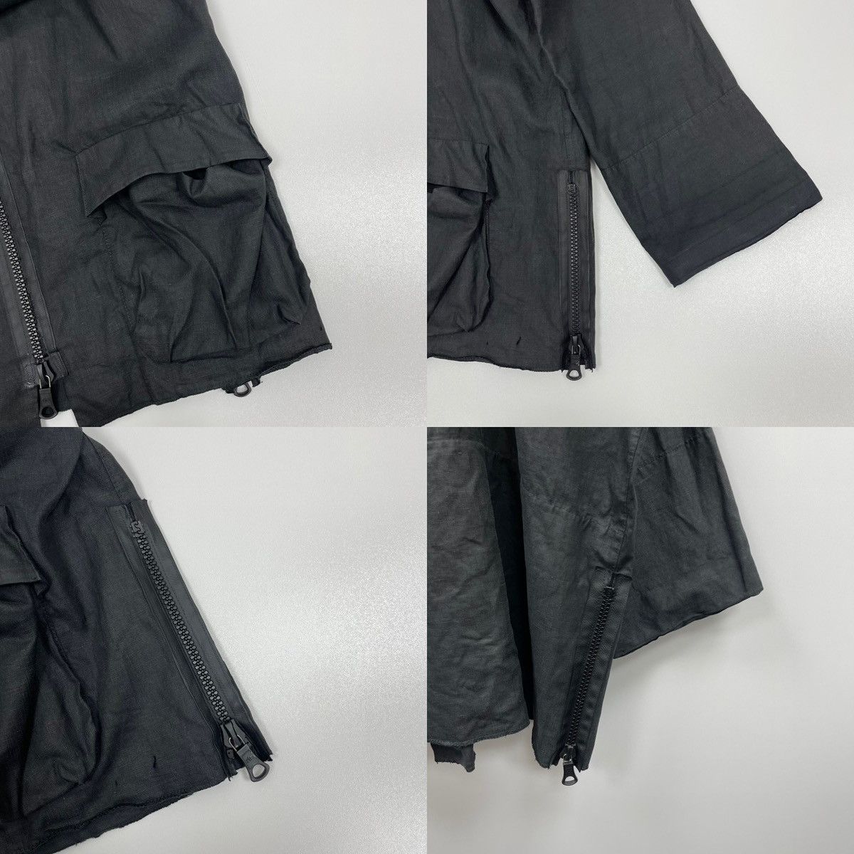 Annette Gortz Annette Gortz Hand Made Linen Jacket Black Women’s Rare Size S / US 4 / IT 40 - 5 Thumbnail