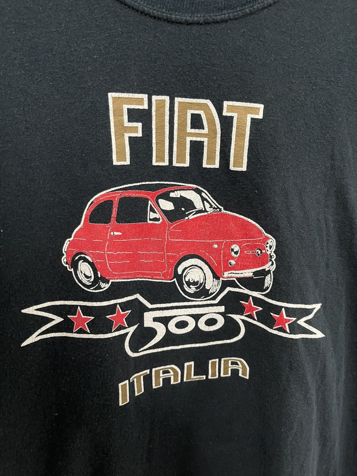 Vintage Rare Vintage Y2K FIAT 500 "Italia" Graphic Tee - XXL Size US XXL / EU 58 / 5 - 2 Thumbnail