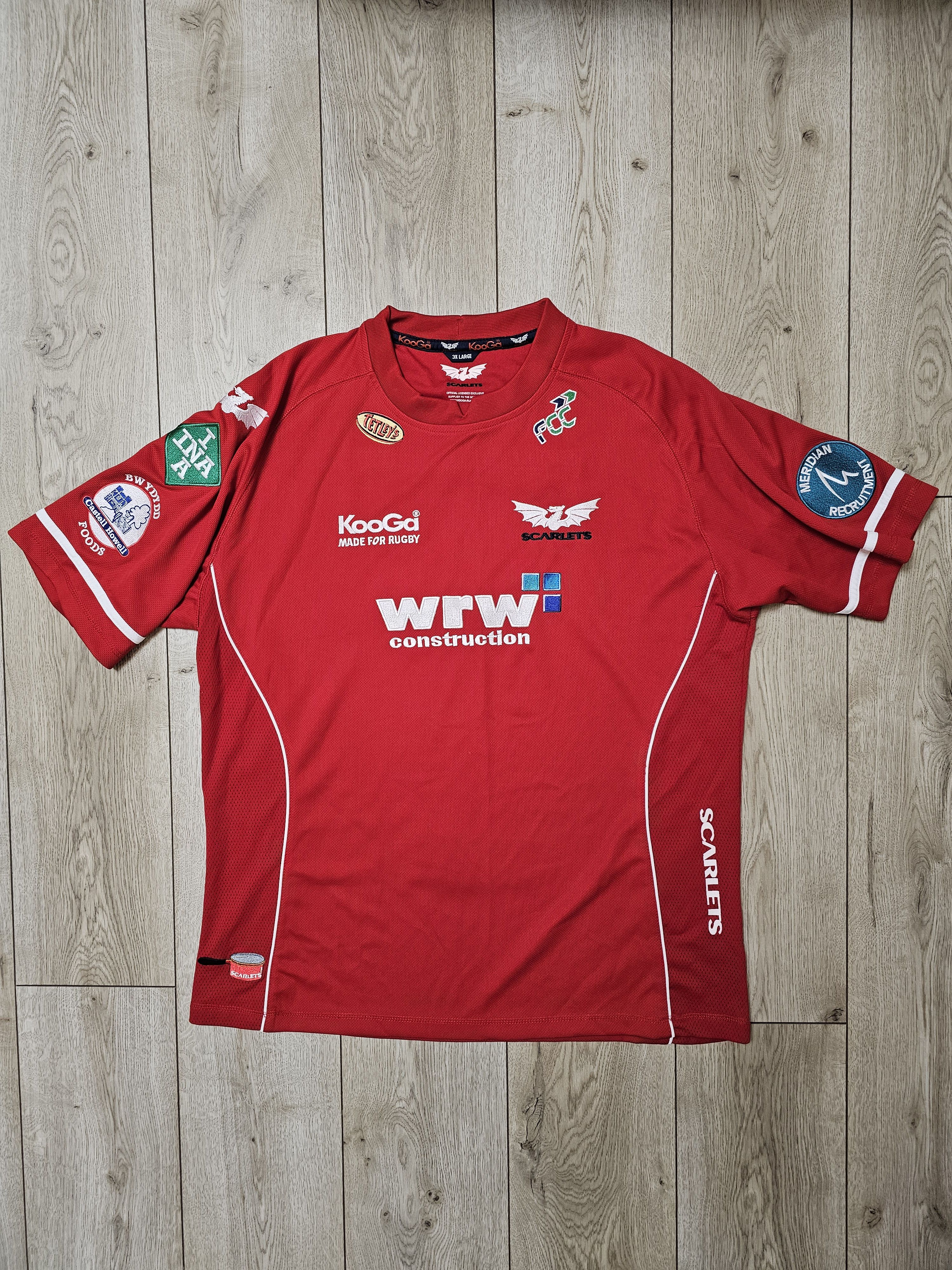 Vintage SCARLETS RUGBY JERSEY VINTAGE 2007 WALES RUGBY JERSEY 3XL Size US XXL / EU 58 / 5 - 1 Thumbnail