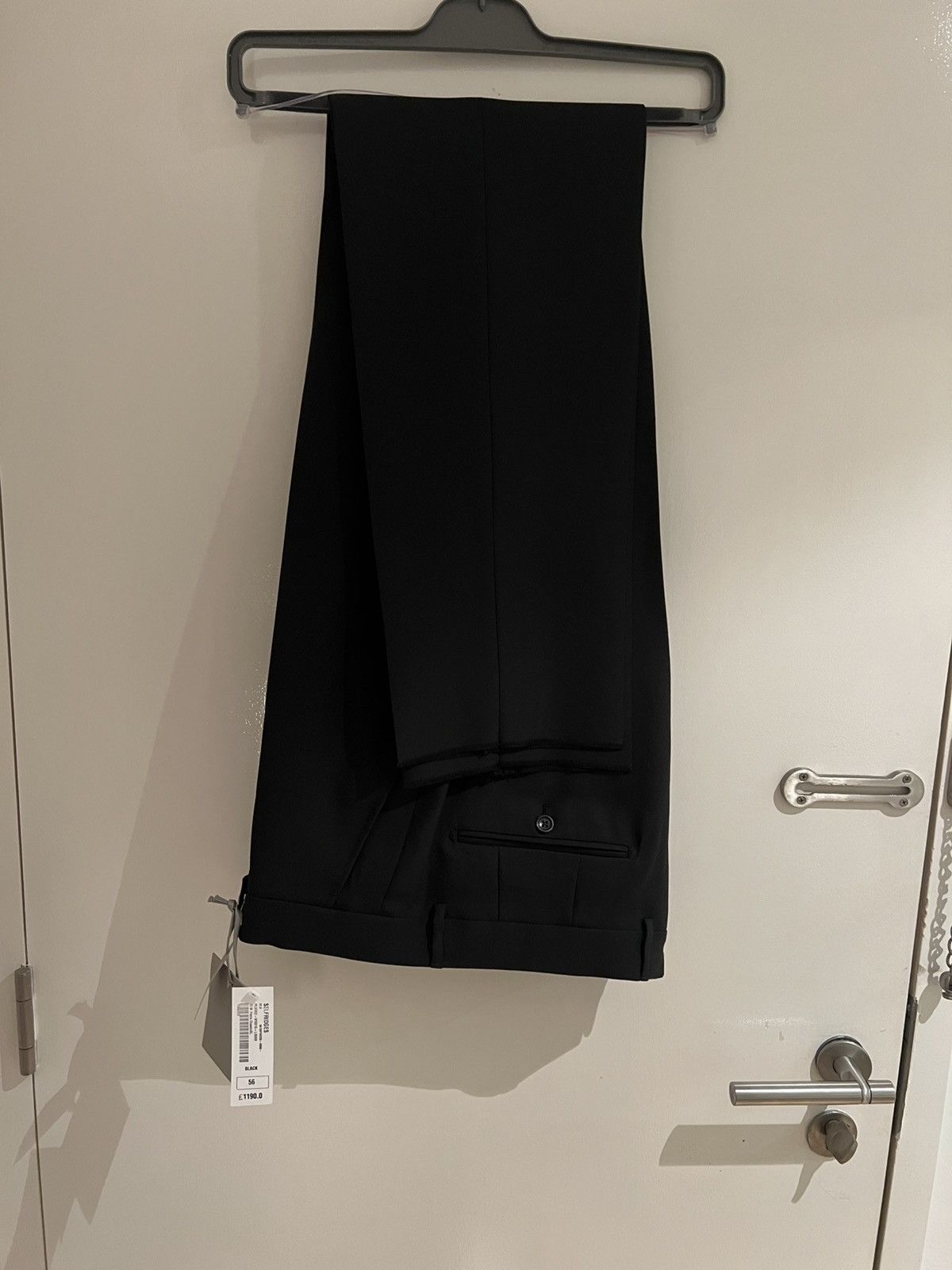 Tom Ford Tom Ford Classic Black Wool Silk Trousers Size 56 Size US 40 / EU 56 - 2 Thumbnail