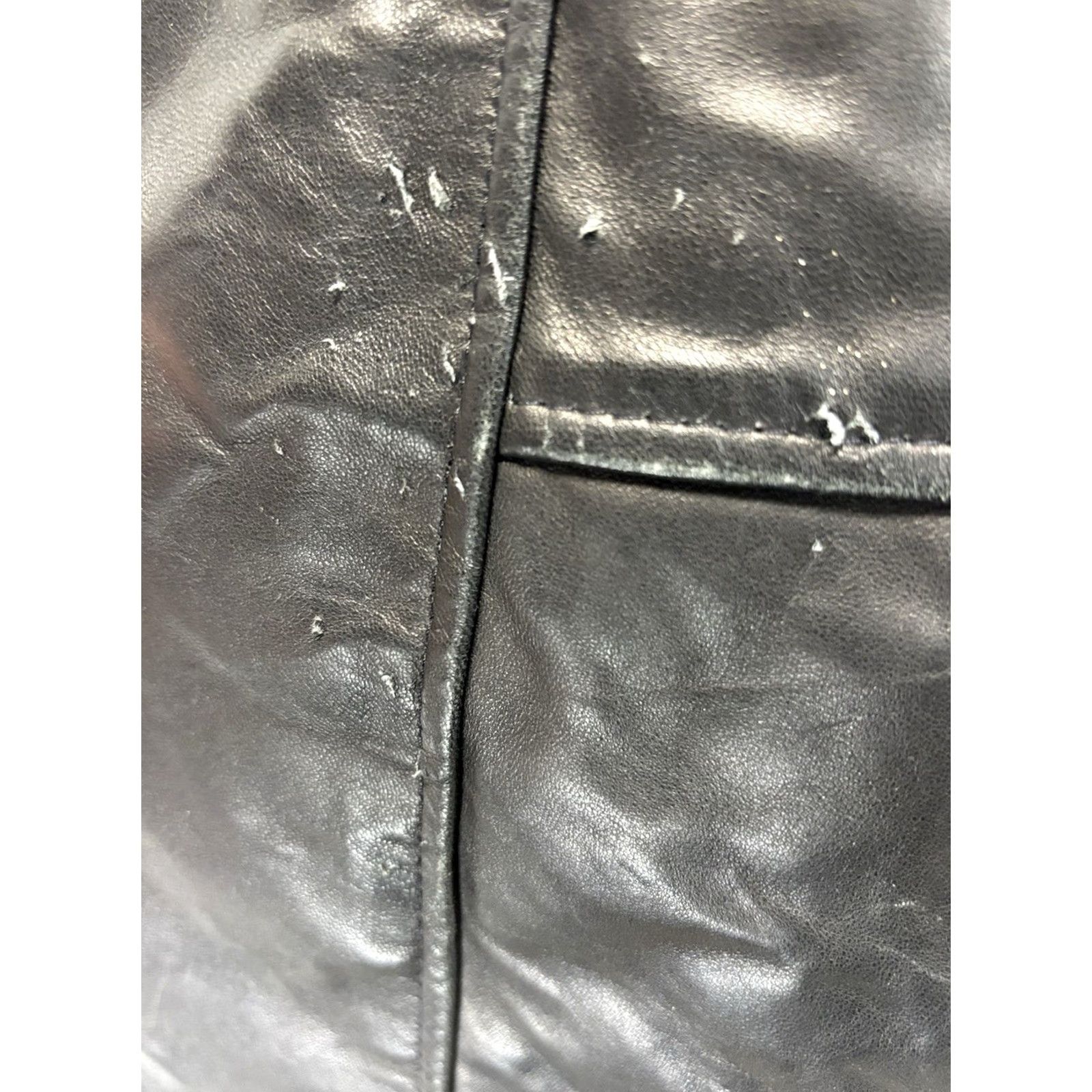Golden Bear Golden Bear Jacket Mens XL Wool Leather Bomber Style Varsity Wool Blk USA Made Slim Zip Size US XL / EU 56 / 4 - 7 Thumbnail