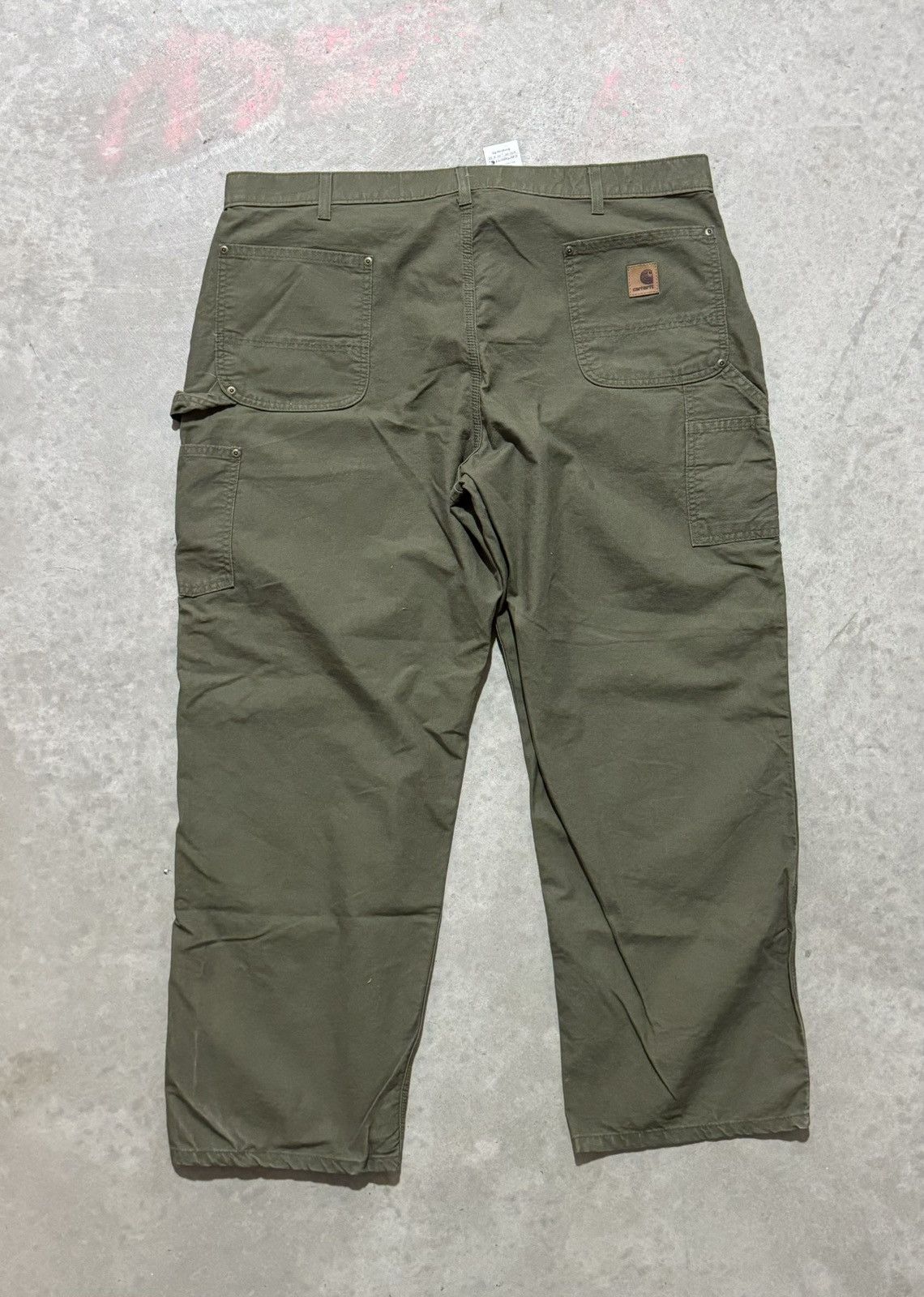 Carhartt × Vintage Green Carhartt Double Knee Jeans workwear Size US 42 / EU 58 - 4 Thumbnail