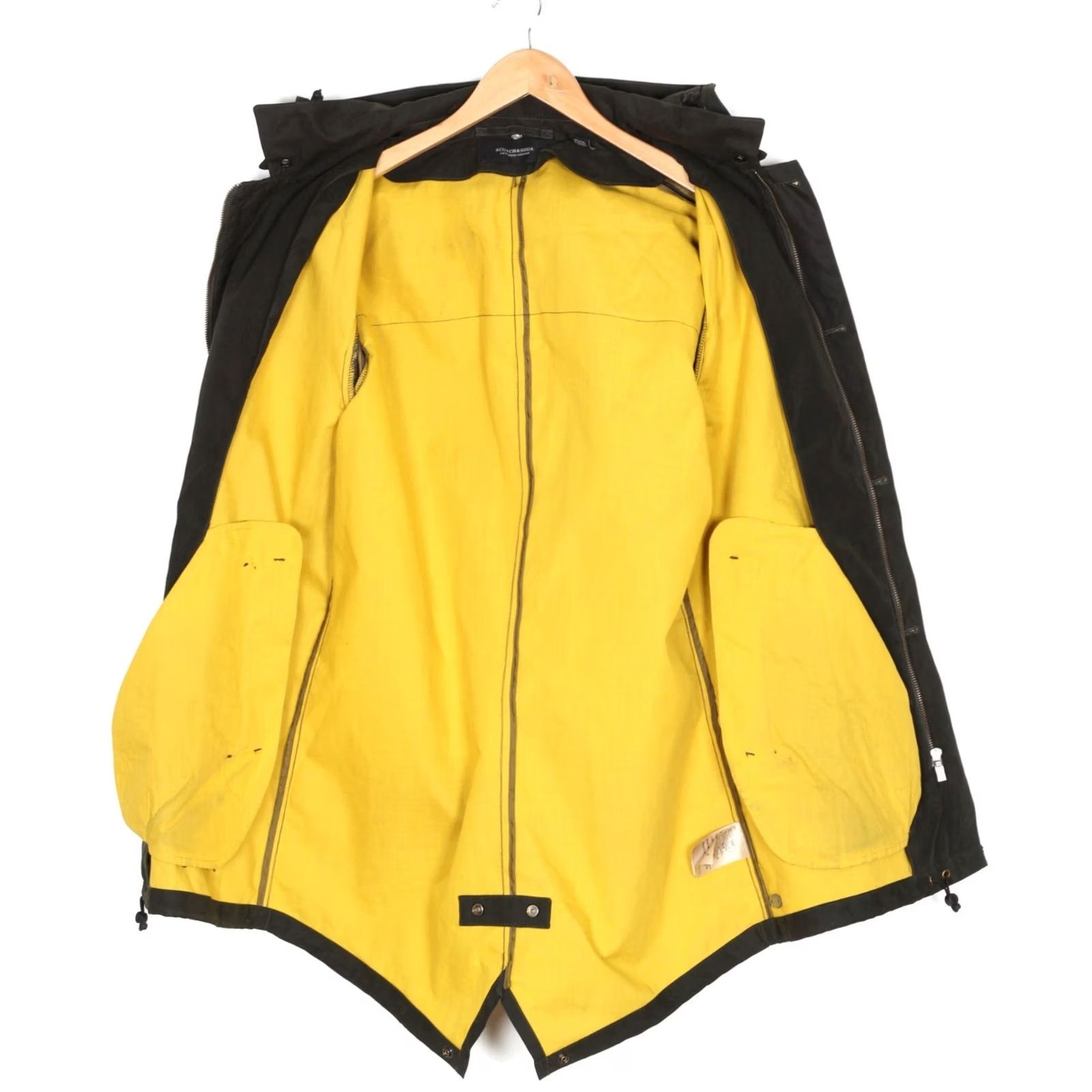 Scotch & Soda SCOTCH & SODA Jacket Men XL Hooded Mid Length Parka MJ6312 Size US XL / EU 56 / 4 - 4 Thumbnail