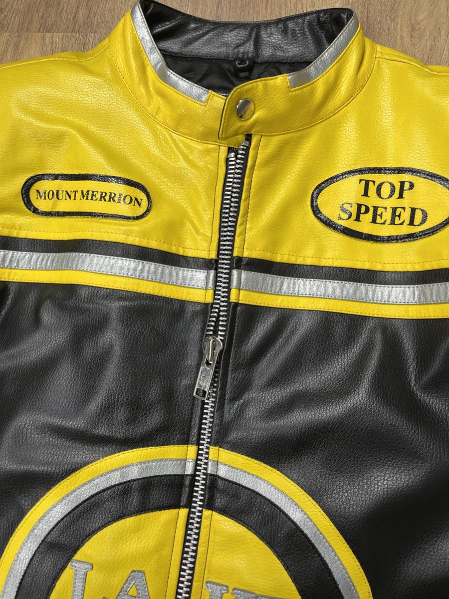 DRIFTER ➕ y2k racing moto leather jacket by drifter vintage Size US XL / EU 56 / 4 - 5 Thumbnail