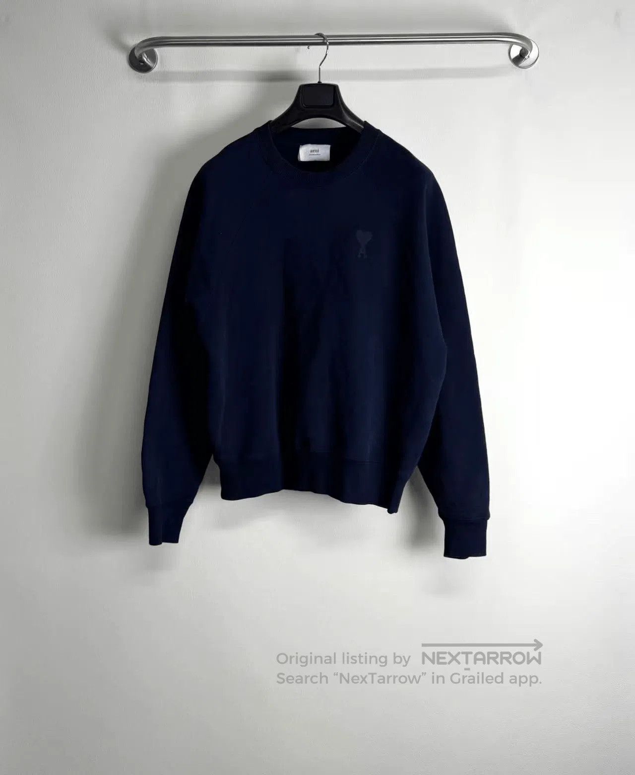 AMI Ami Heart Embroidery Sweatshirt. Size US XL / EU 56 / 4 - 1 Thumbnail