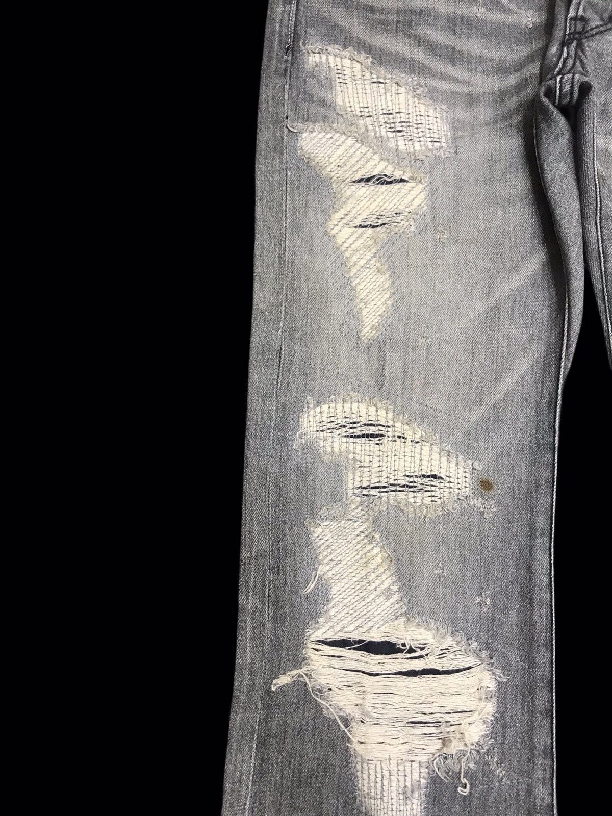 Japanese Brand 💥FLARE💥COALBLACK Japan Selvedge Archival Denim F74 Size US 31 - 5 Thumbnail