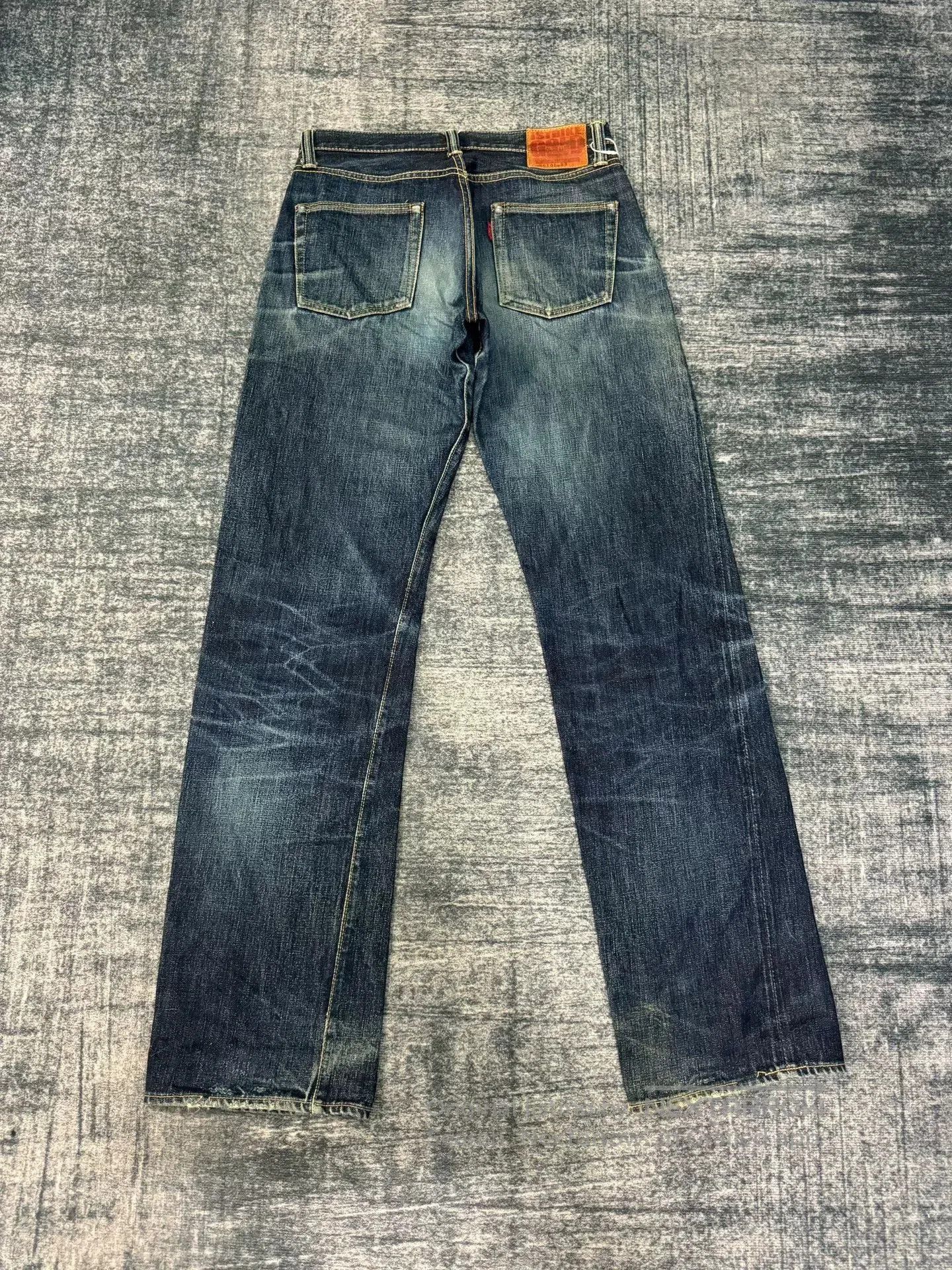 Vintage Vintage The Strike Gold SG101 Retro Blue Jeans. Size US 31 - 7 Thumbnail