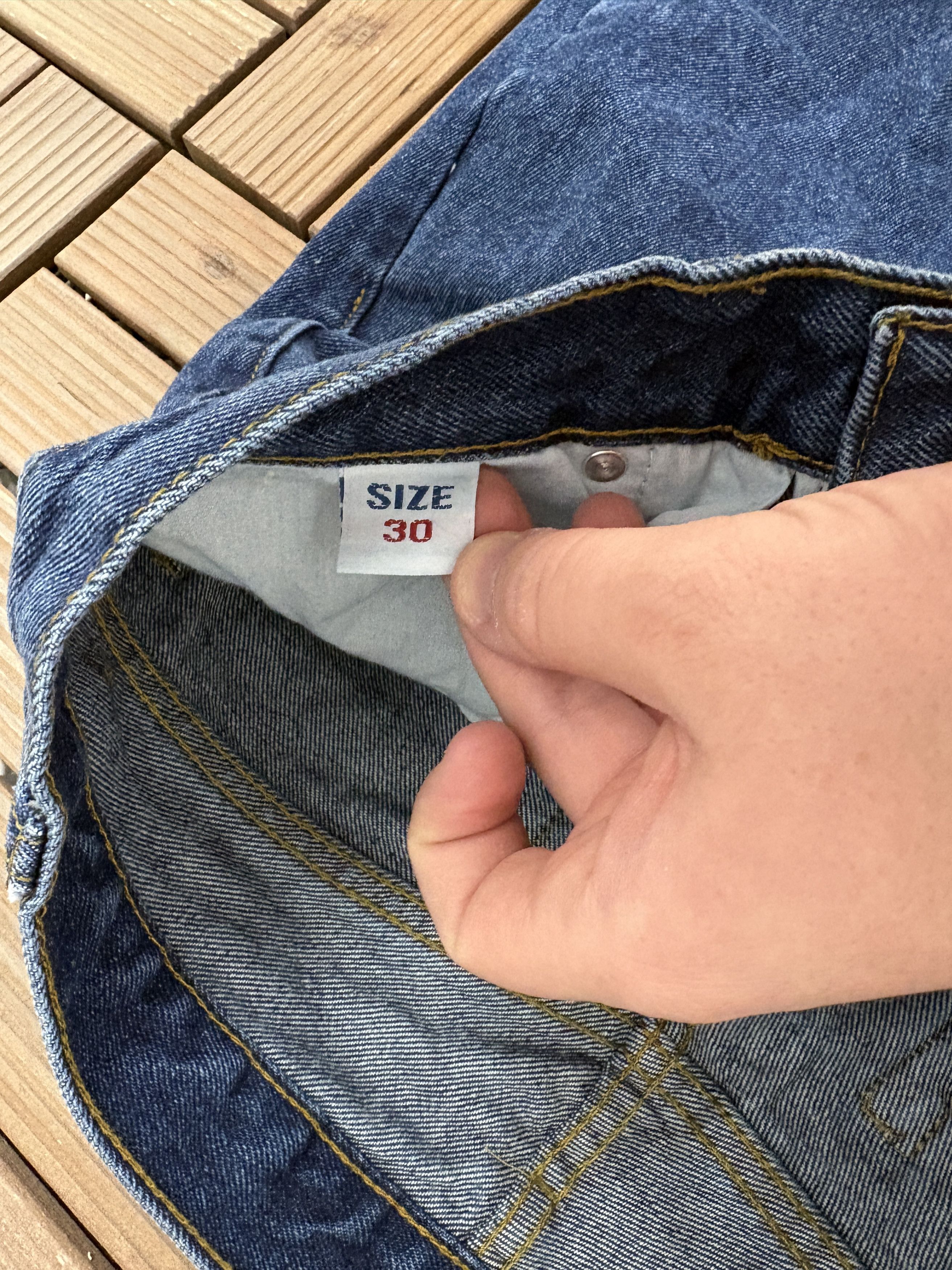 Vintage Golden Jeans Vintage Straight Leg Blue Denim Jeans Size US 30 / EU 46 - 5 Thumbnail