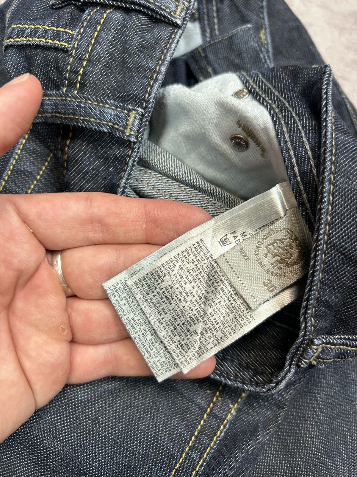 Diesel × Vintage OOs Diesel Industries Black Dark Wash Straight Jeans Size 30 Size US 30 / EU 46 - 7 Thumbnail