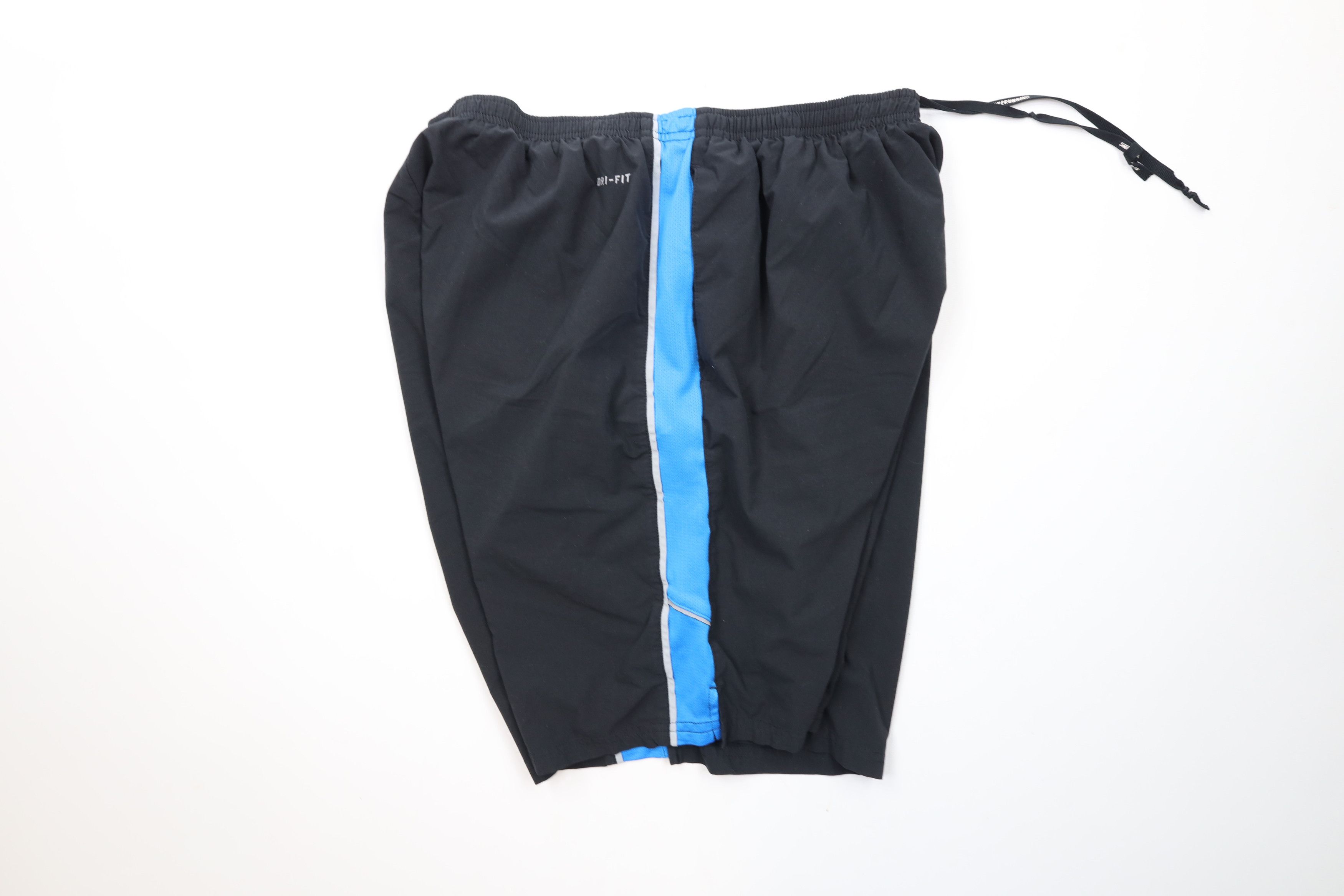 Nike × Vintage Vintage Y2K Nike Scott Swoosh Reflective Lined Shorts Black Size US 36 / EU 52 - 9 Thumbnail