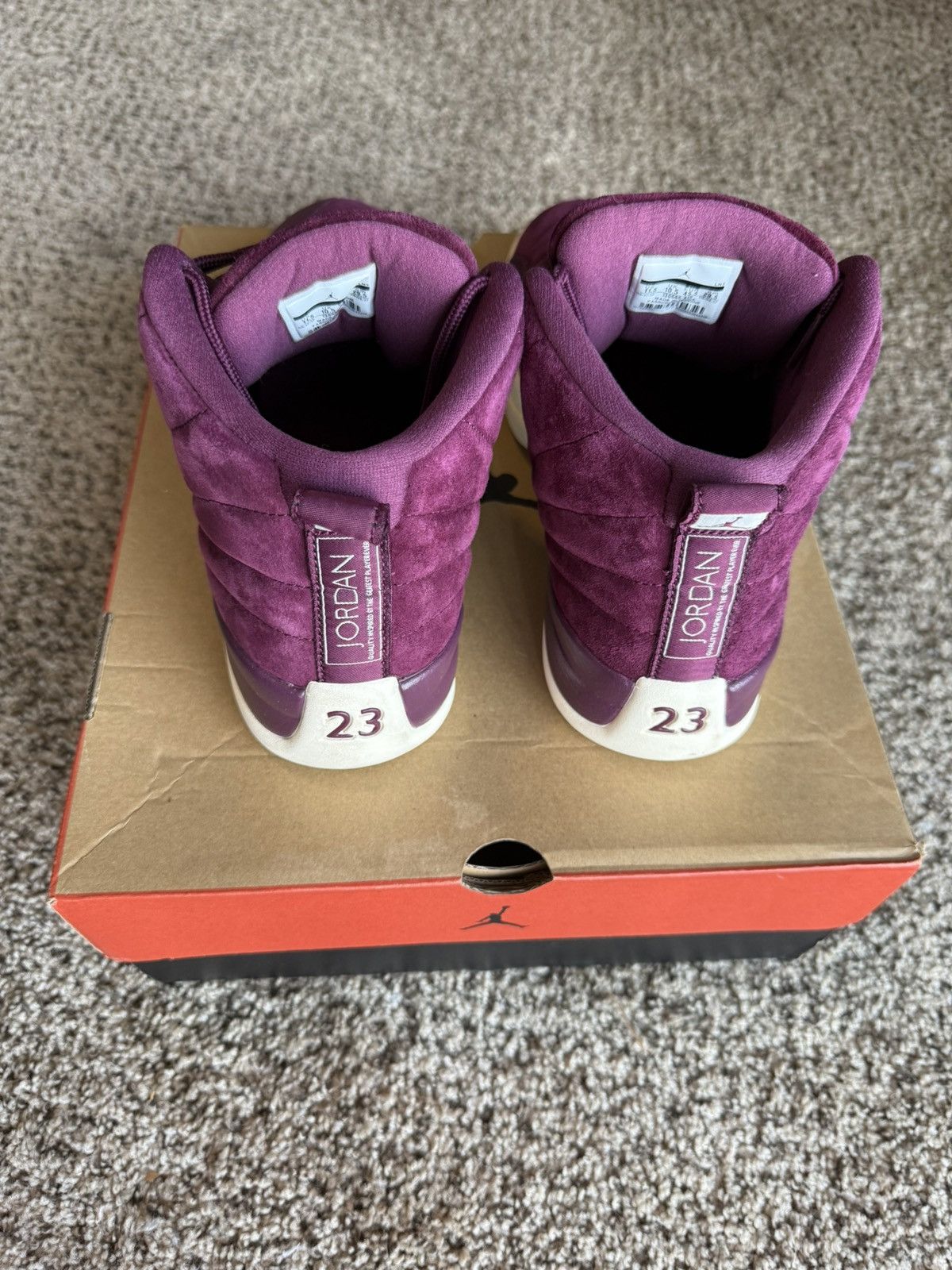 Jordan Brand Air Jordan 12 Retro Bordeaux Size US 11.5 / EU 44-45 - 4 Thumbnail