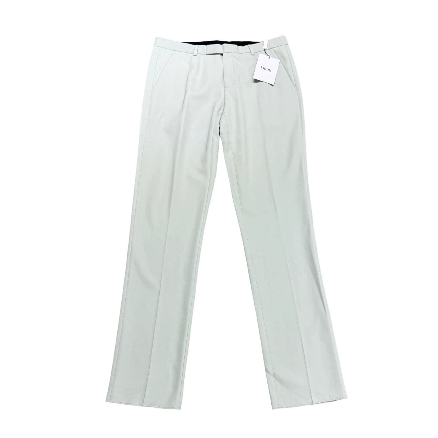 Dior Dior Solid Wool Casual Trousers Size 36 Size US 36 / EU 52 - 1 Thumbnail
