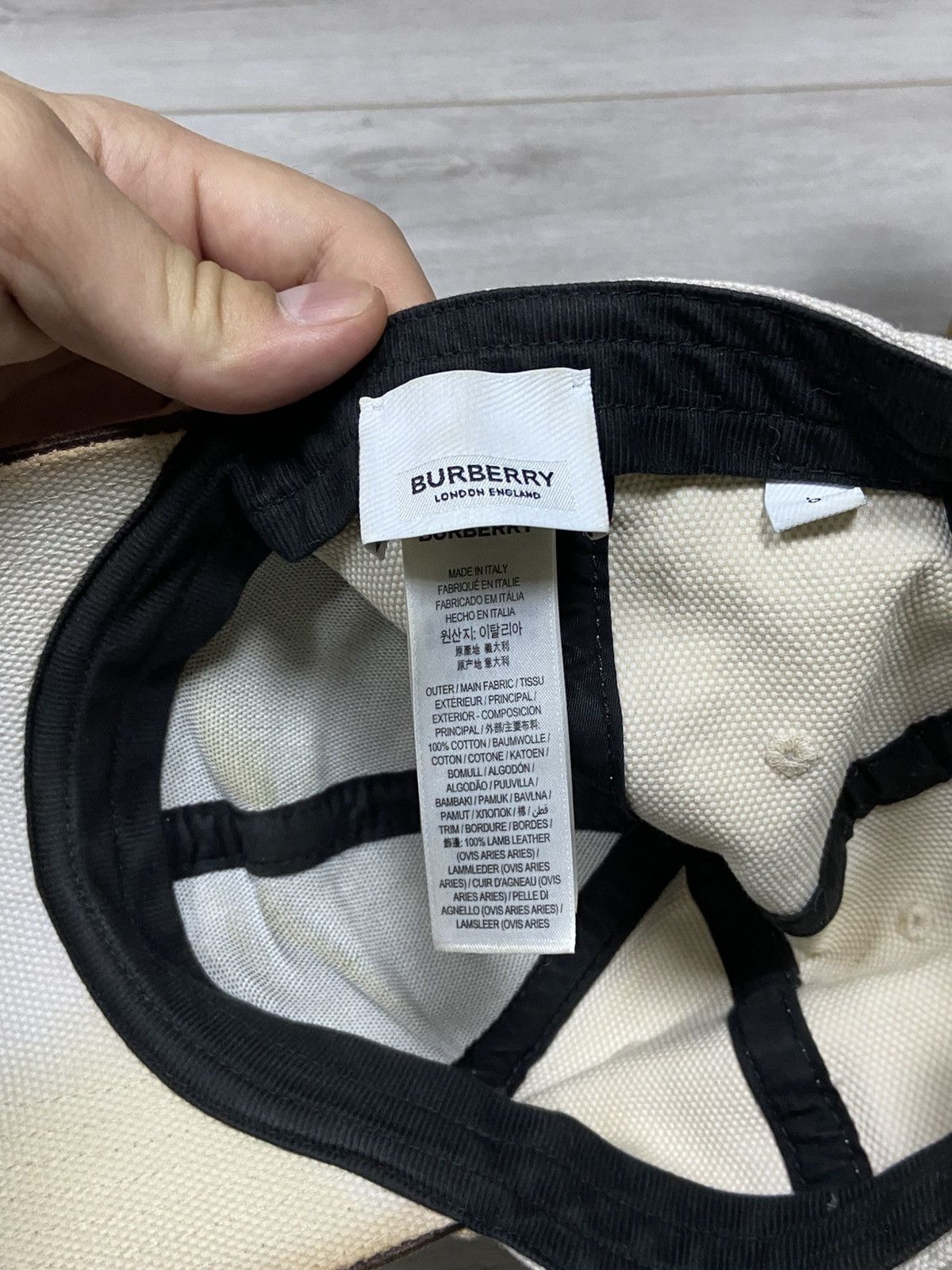 Burberry Burberry London England horseferry house vintage cap Size ONE SIZE - 3 Thumbnail