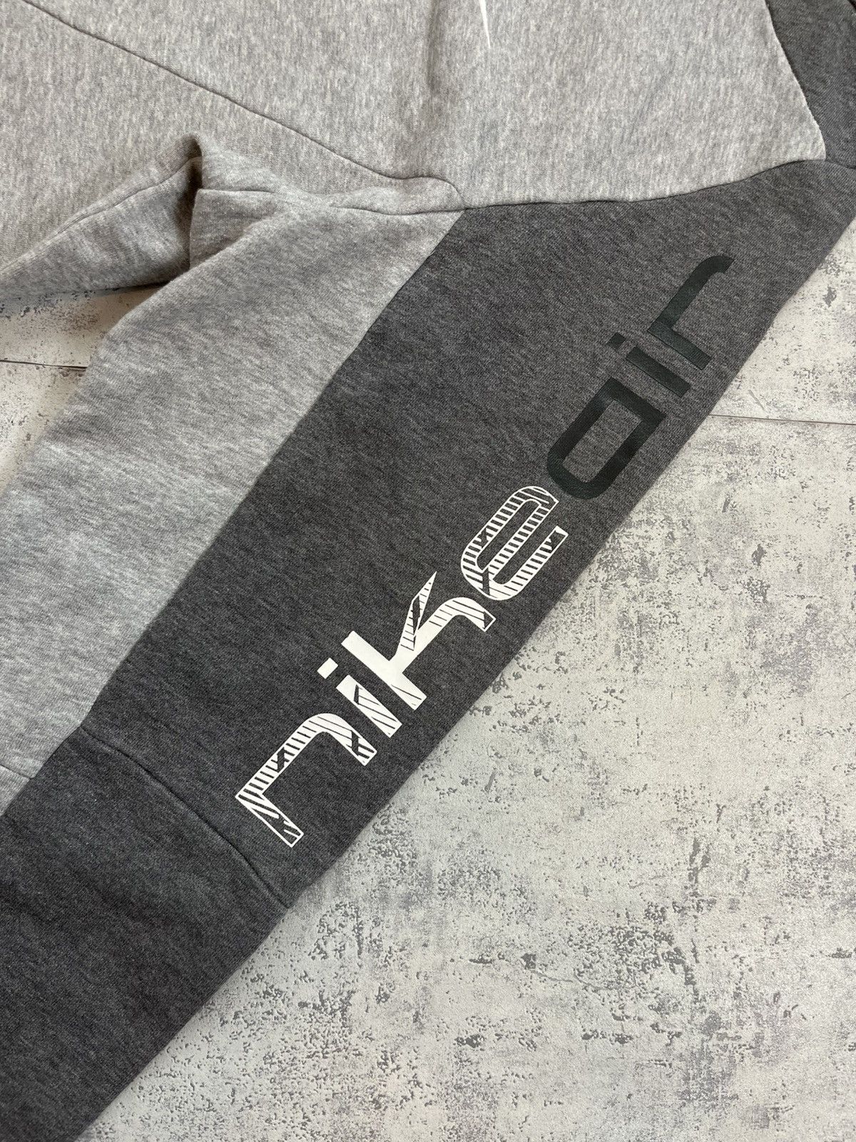 Nike 00’s NIKE AIR SLEEVE SPELLOUT LOGO SWOOSH RETRO ZIP HOODIE Size US M / EU 48-50 / 2 - 3 Thumbnail
