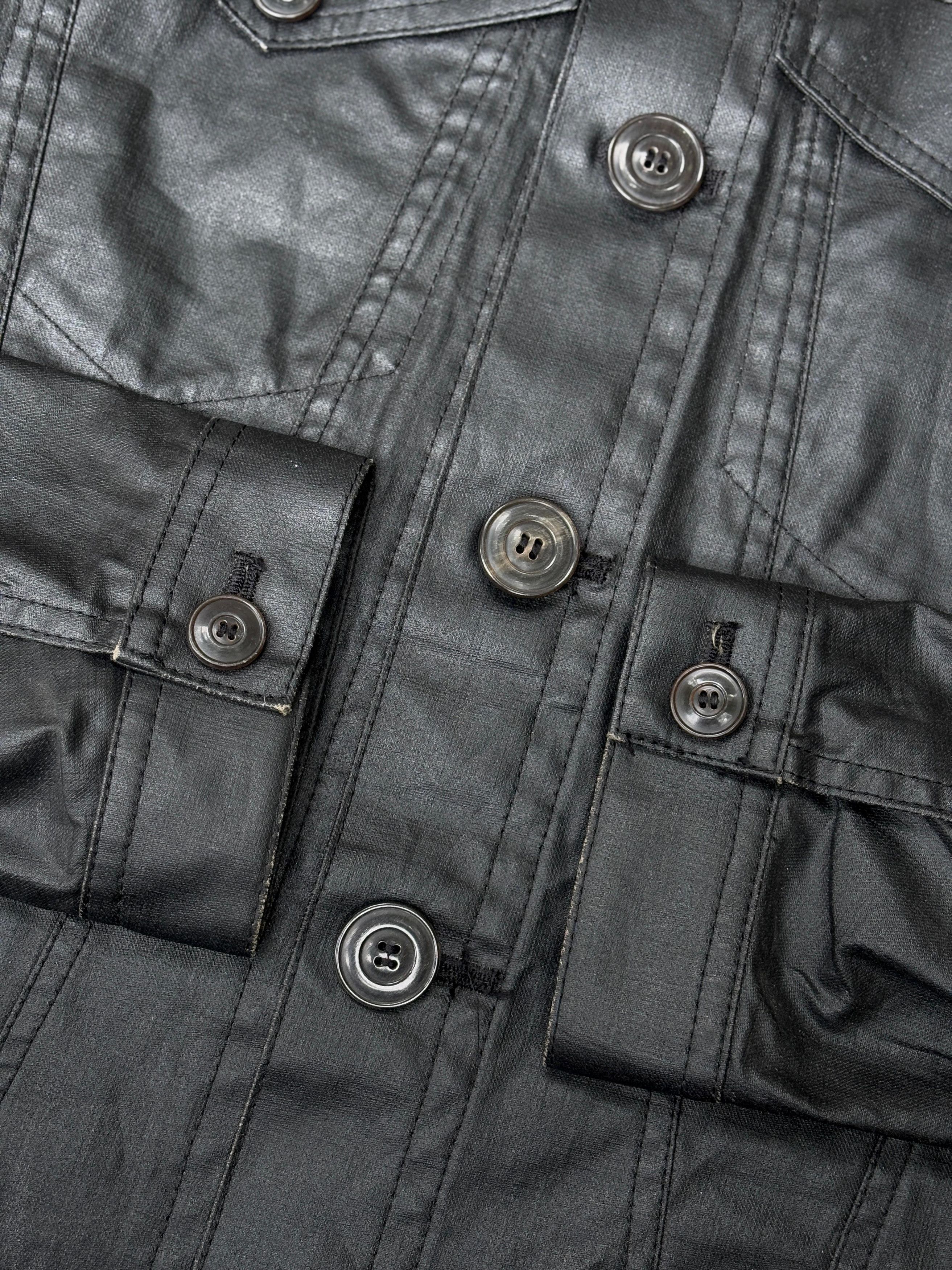 Japanese Brand Satoru Tanaka Coated Trucker Jacket Made In Japan Size US M / EU 48-50 / 2 - 7 Thumbnail