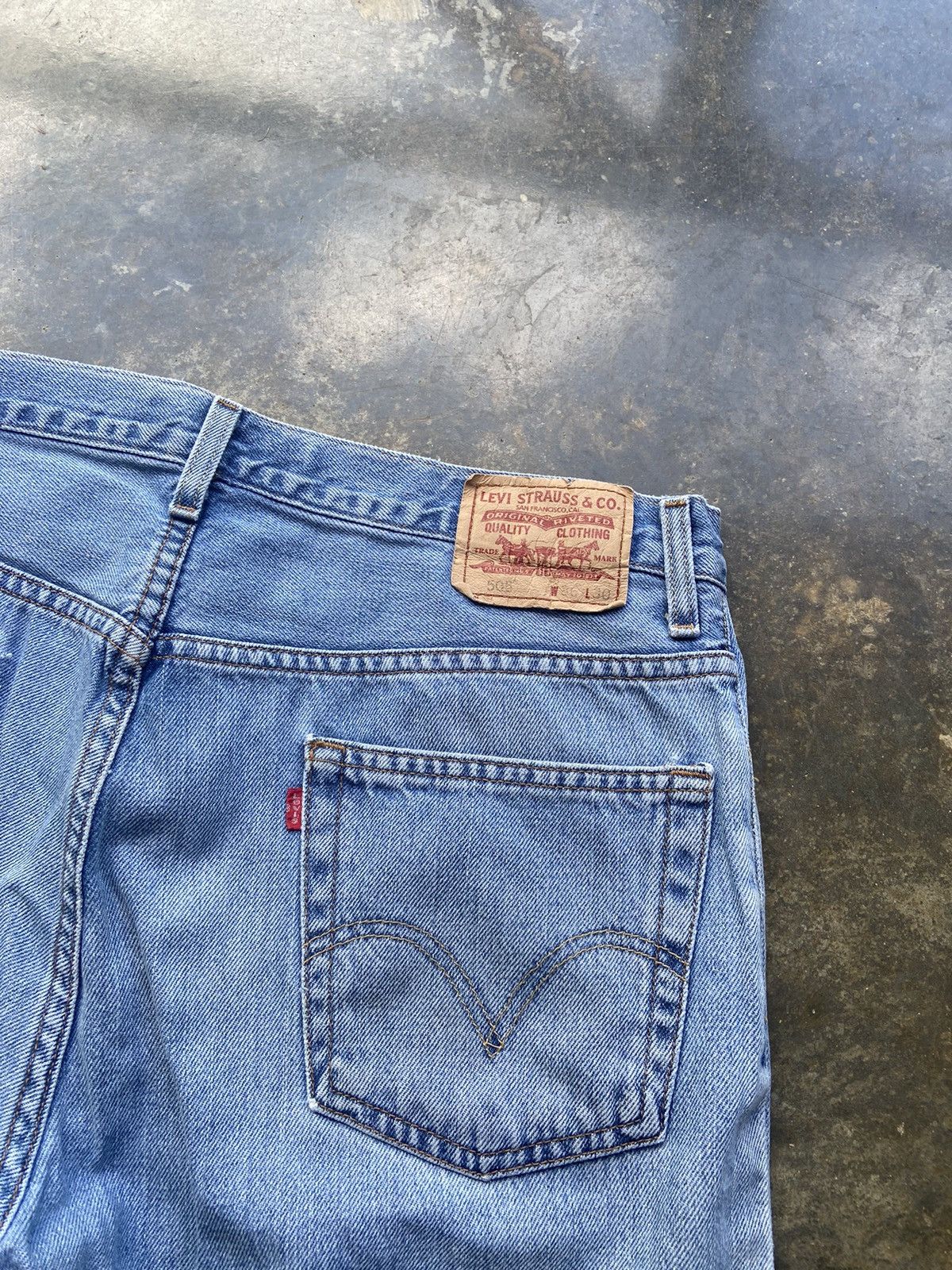 Levi's × Vintage Vintage Y2K Nicely Faded Levis 505 Blue Jeans 36x30 Size US 36 / EU 52 - 5 Thumbnail