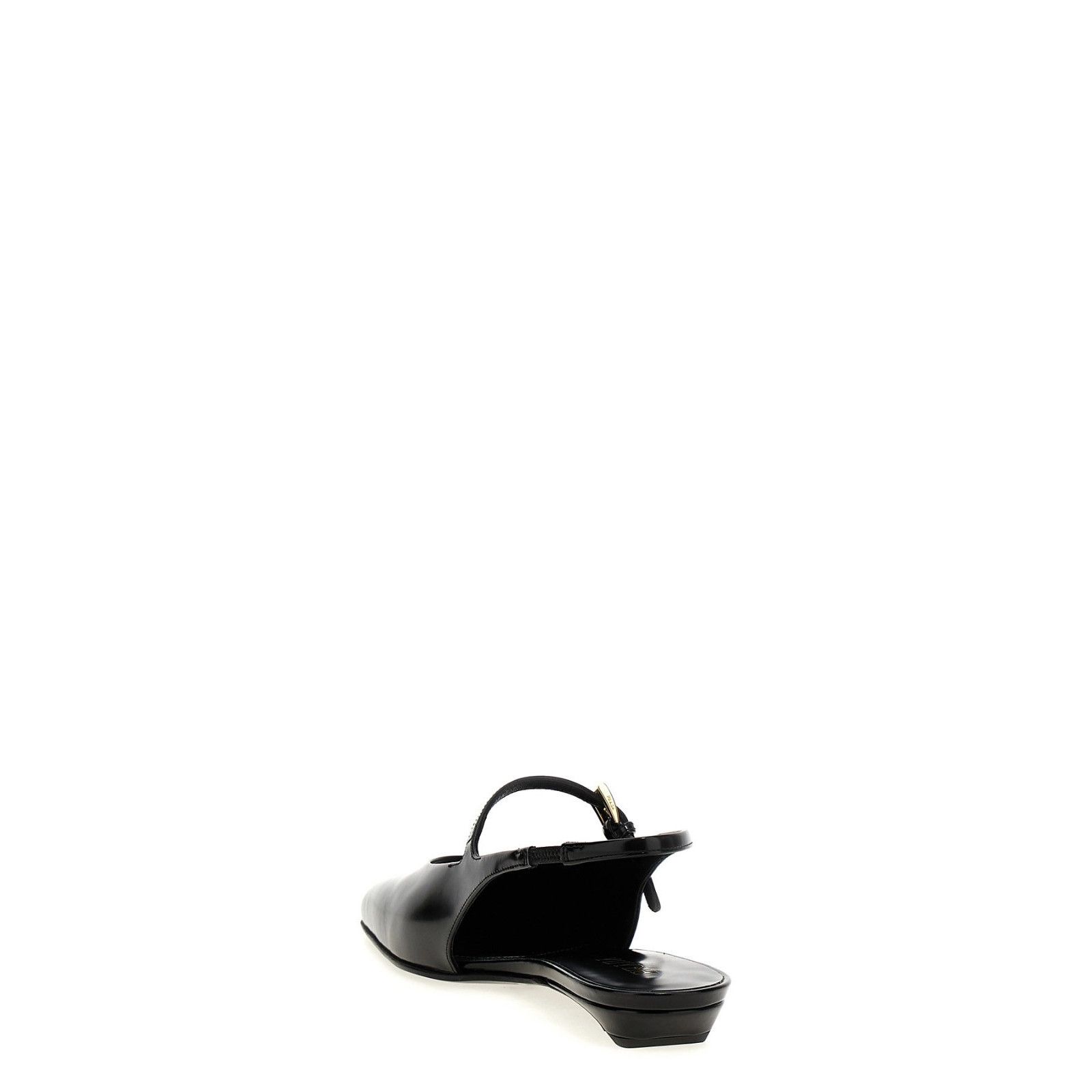 PRADA Black Leather Slingback New And Authentic (Women's siz