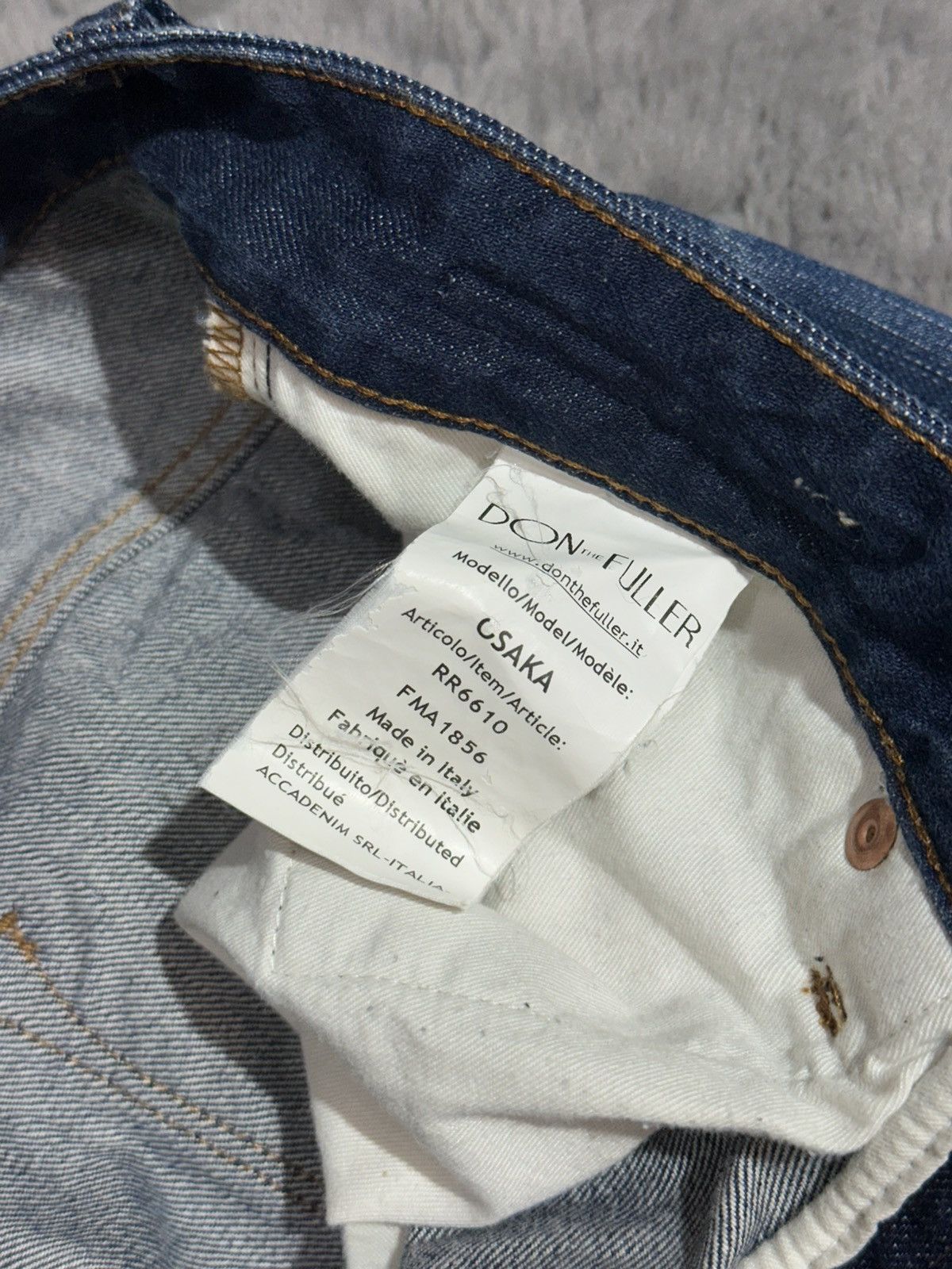 Other Don The Fuller "Mara" Selvedge Denim Pants Size US 34 / EU 50 - 11 Thumbnail