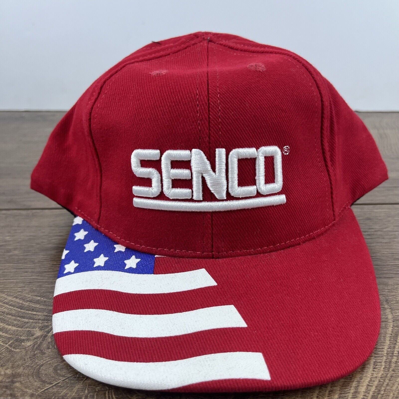 Other SENCO USA Hat Red Cap Hat Adjustable Hat Red Adult Hat Size ONE SIZE - 4 Thumbnail