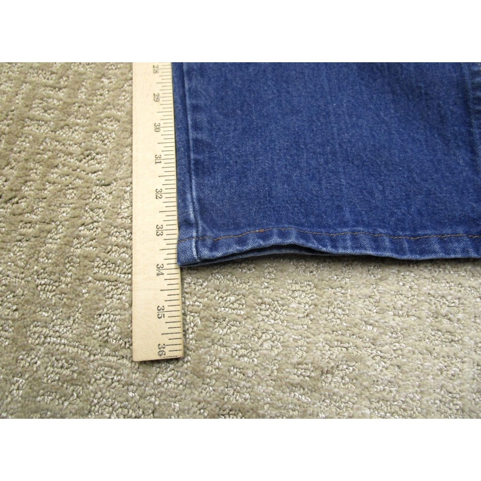 Wrangler Wrangler Jeans Mens 42x34 Blue Cowboy Cut Original Fit Western Pants Dark Wash Size US 42 / EU 58 - 7 Thumbnail