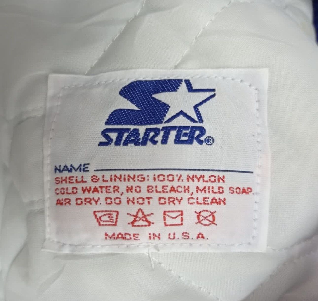 MLB × Vintage Vintage 80s MLB Starter Chicago Cubs Bomber Coach Satin Size US L / EU 52-54 / 3 - 6 Thumbnail