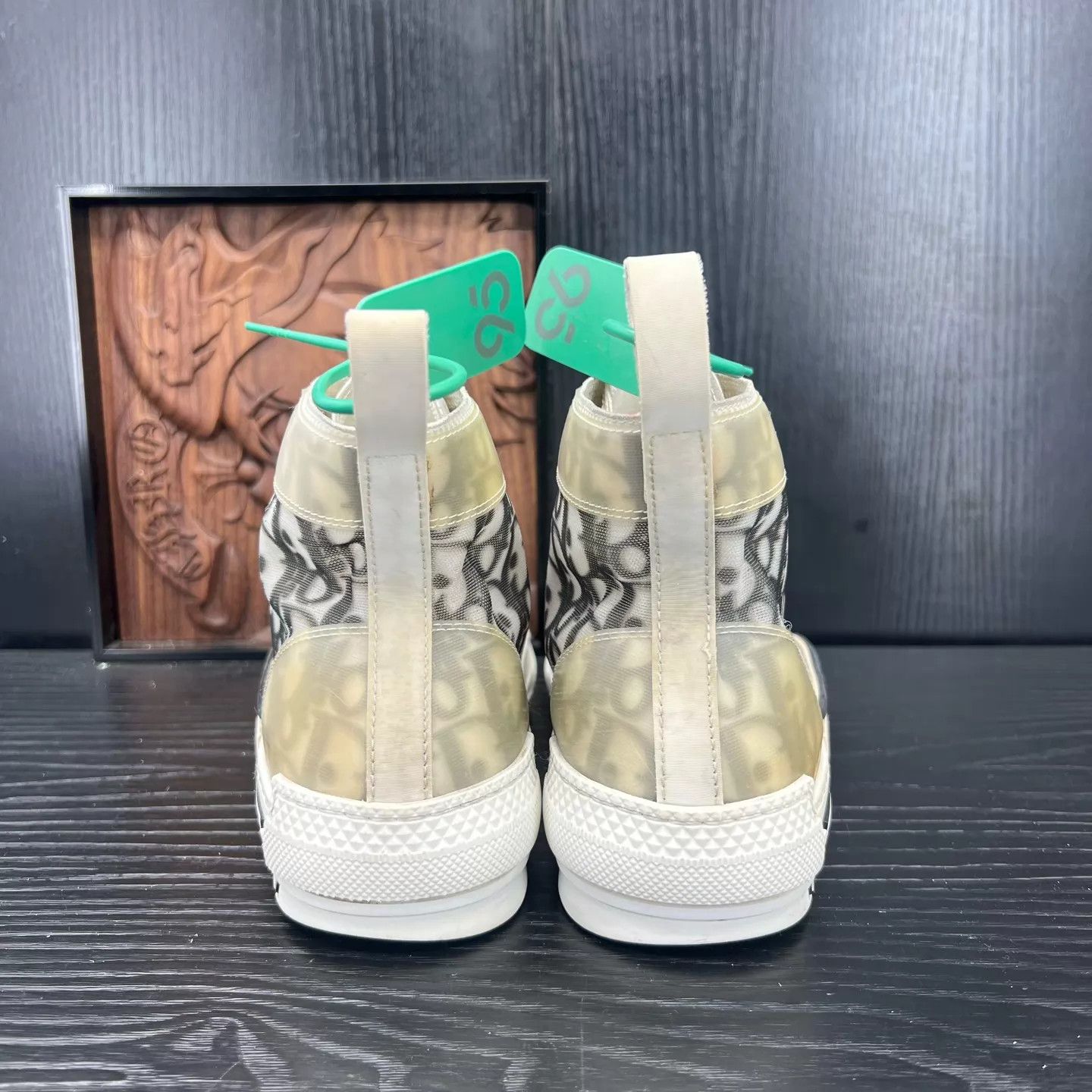 Dior Dior B23 Black White Hi Top 38 Boxed Oxidation Size US 7.5 / IT 37.5 - 5 Thumbnail
